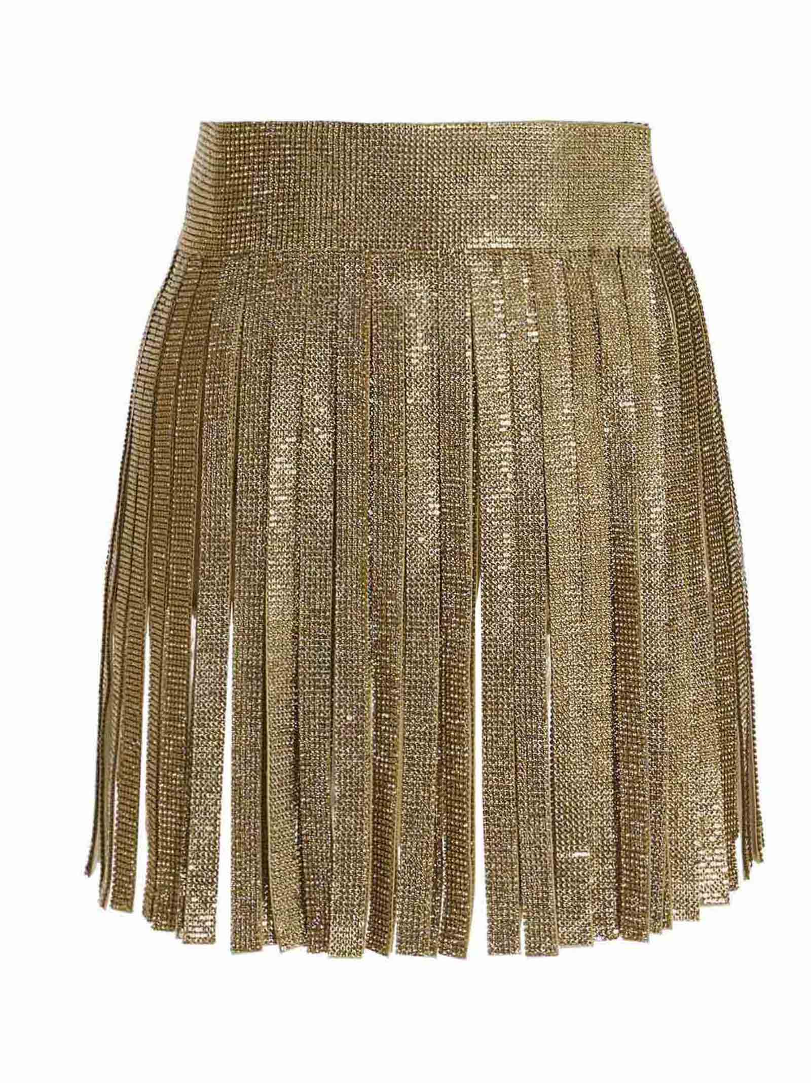 Dolce & Gabbana Crystal Mesh Skirt