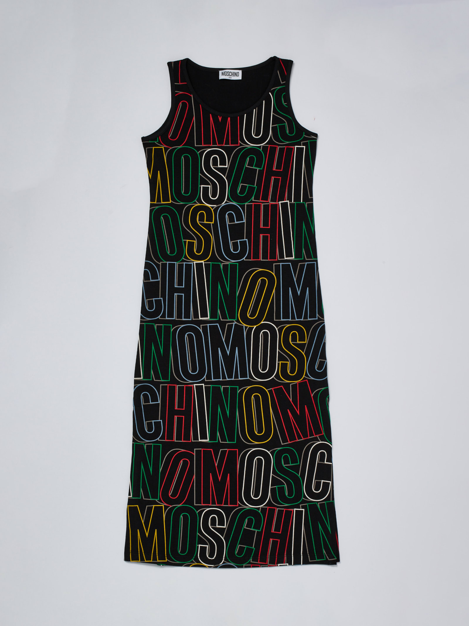 Shop Moschino Dress Dress In Nero-multic