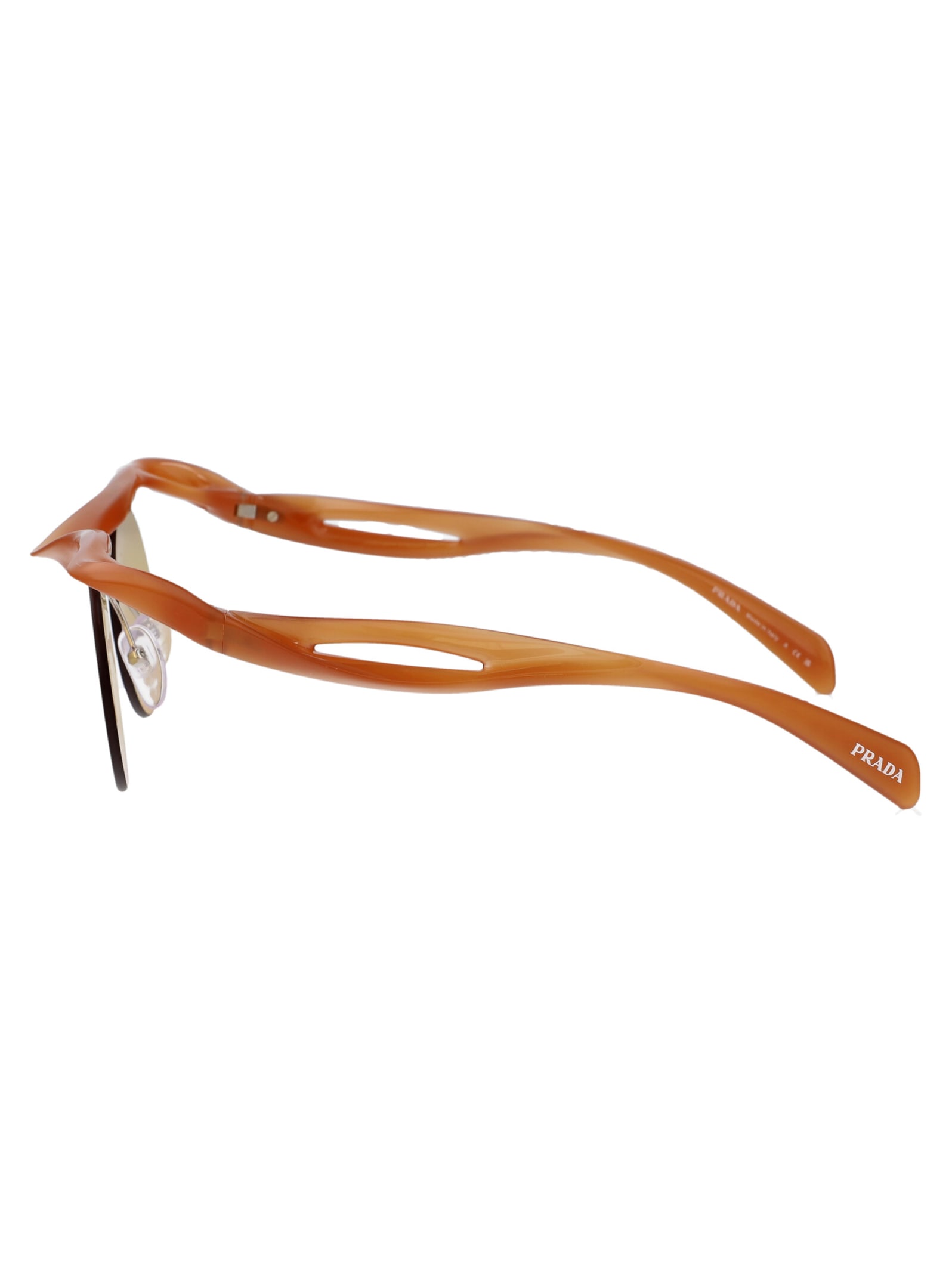 Shop Prada 0pr A24s Sunglasses In 13s80e Opal Cognac