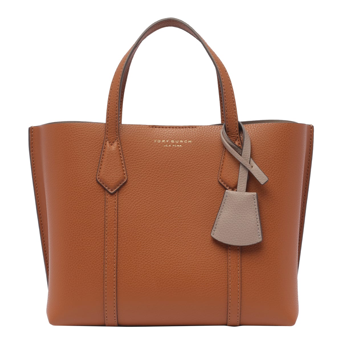 Tory Burch Perry Small Triple-Compartment Tote Light Umber, Tote