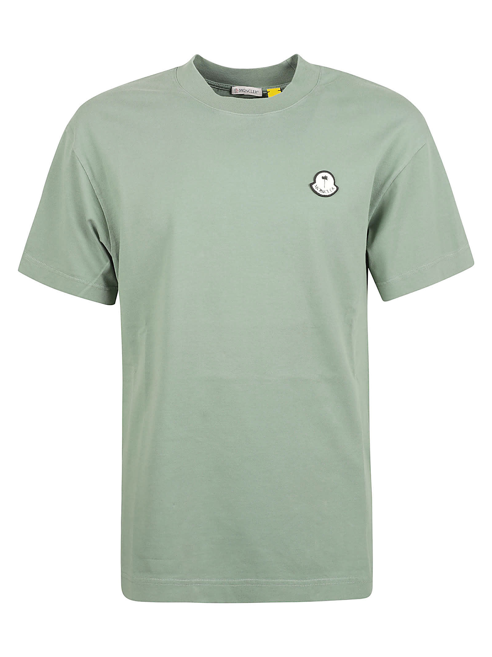 Moncler Genius 2 Moncler 1952 Green Double Logo T Shirt, $320