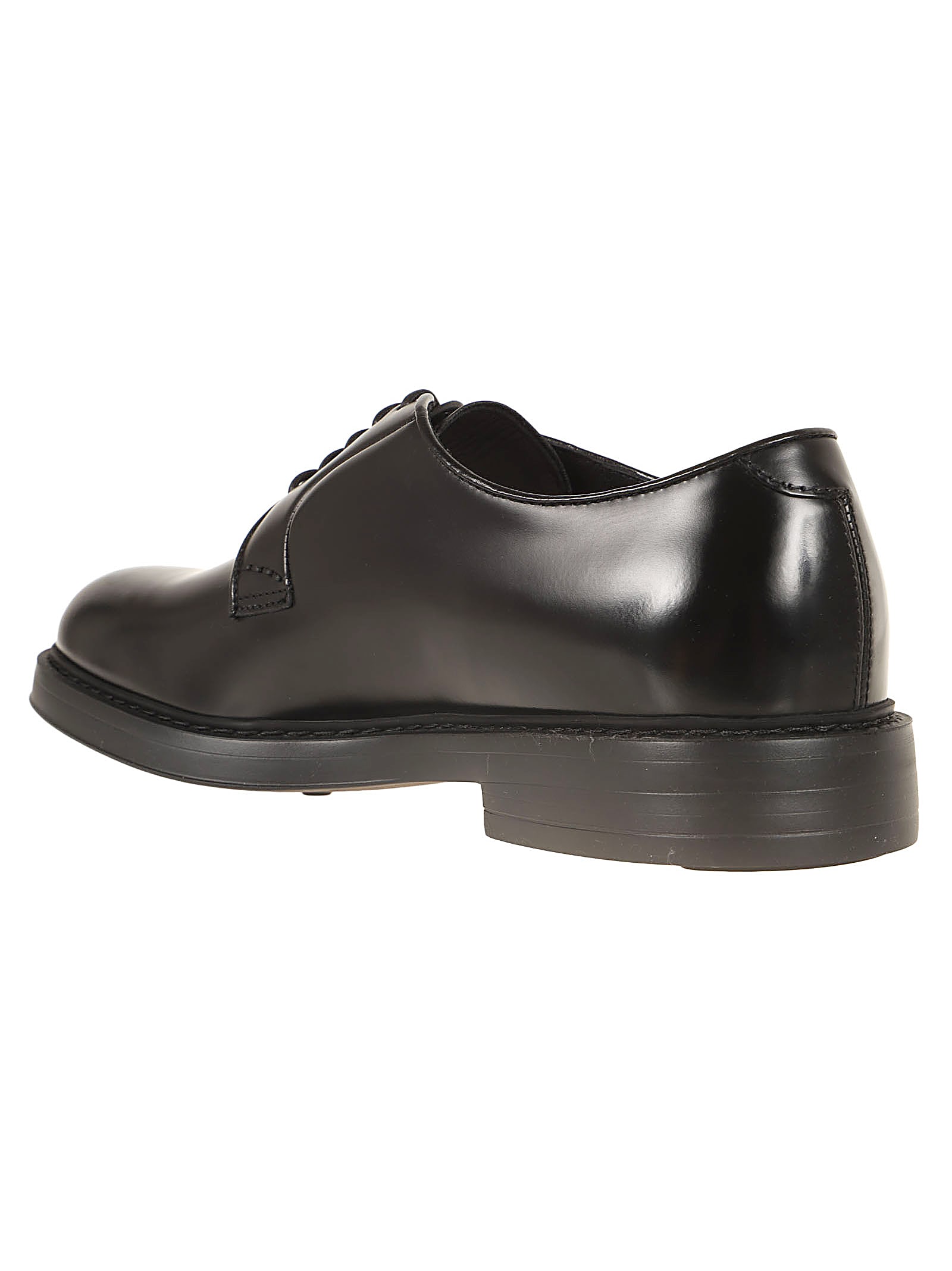 Shop Doucal's Derby In Nero