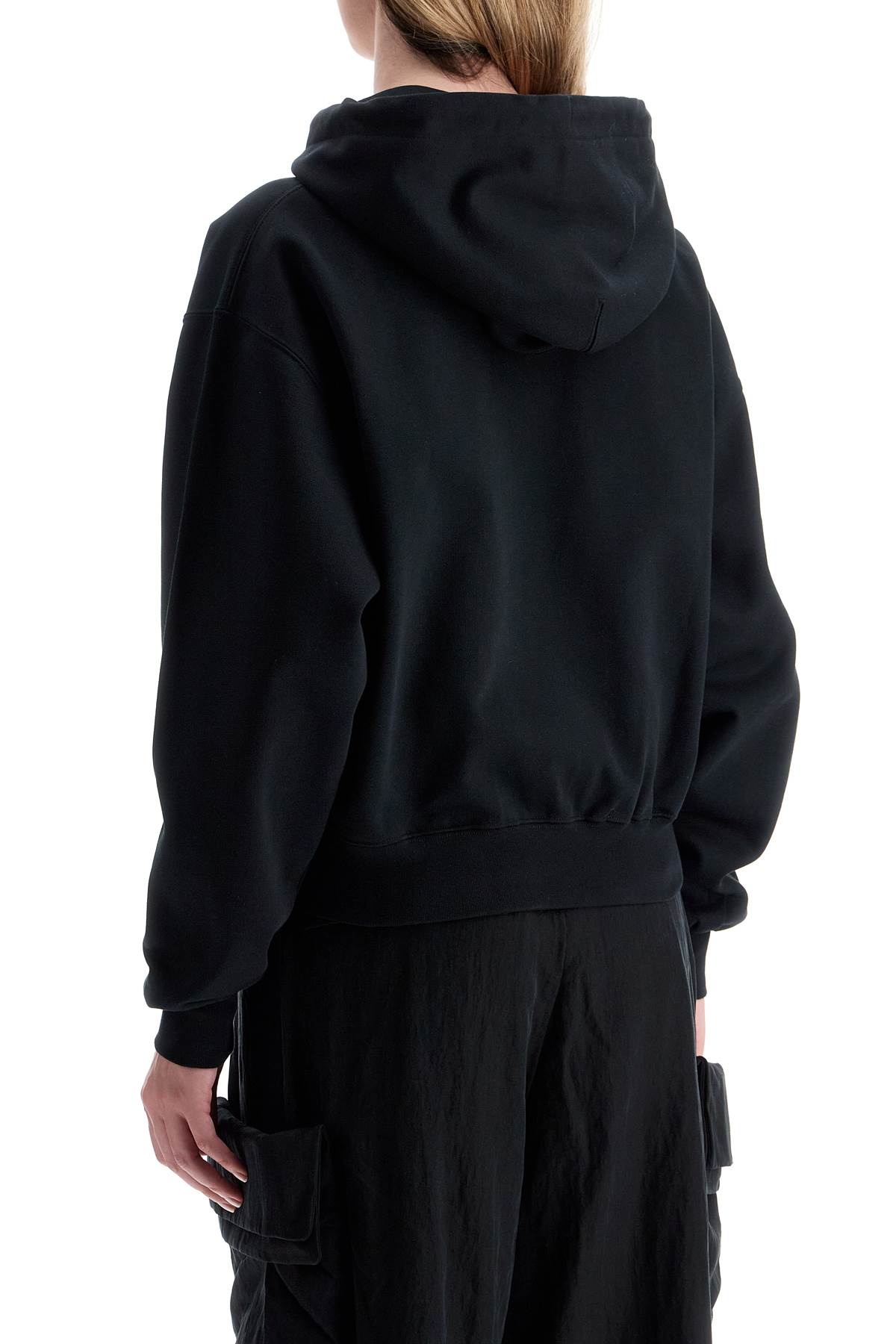 Shop Y-3 Boxy Hoodie With Hood In Black (black)