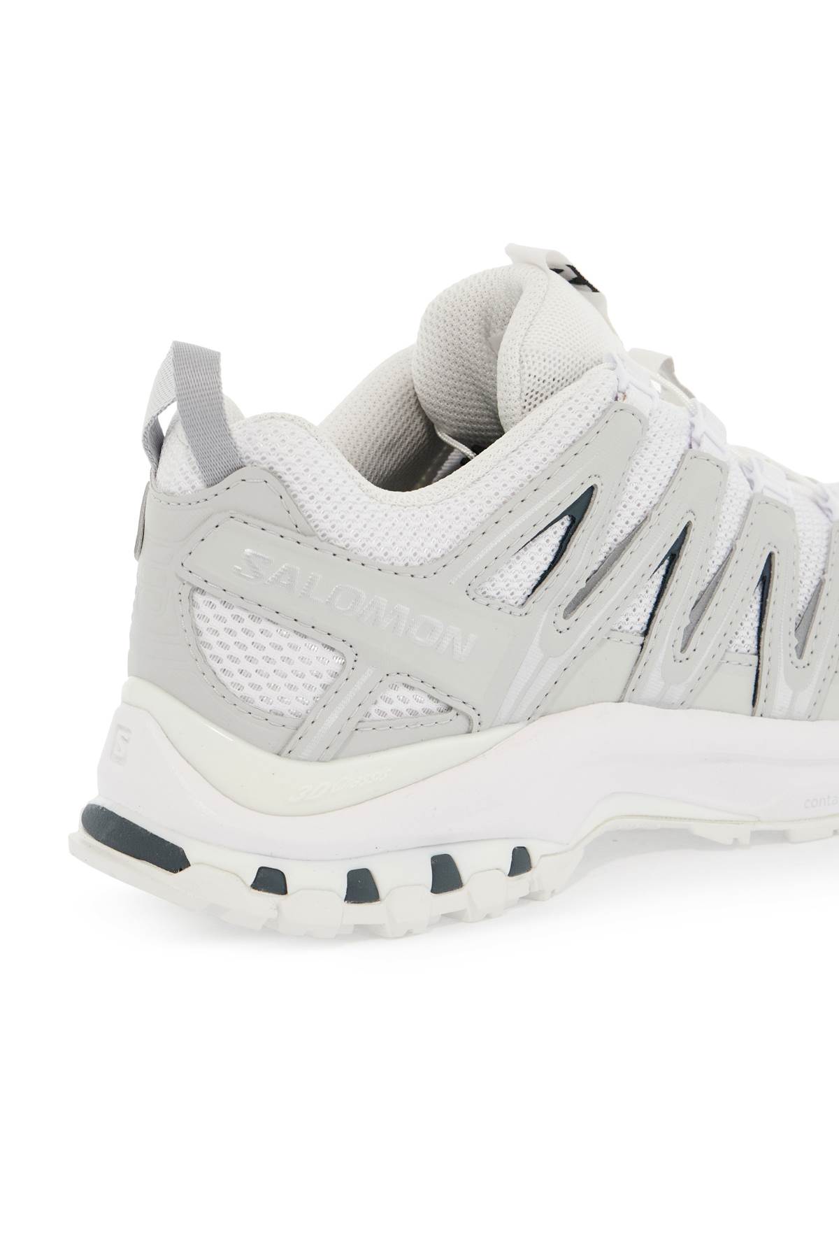 Shop Salomon Xa Pro 3d Sneakers In White Gray Violet Ftw Silver (white)