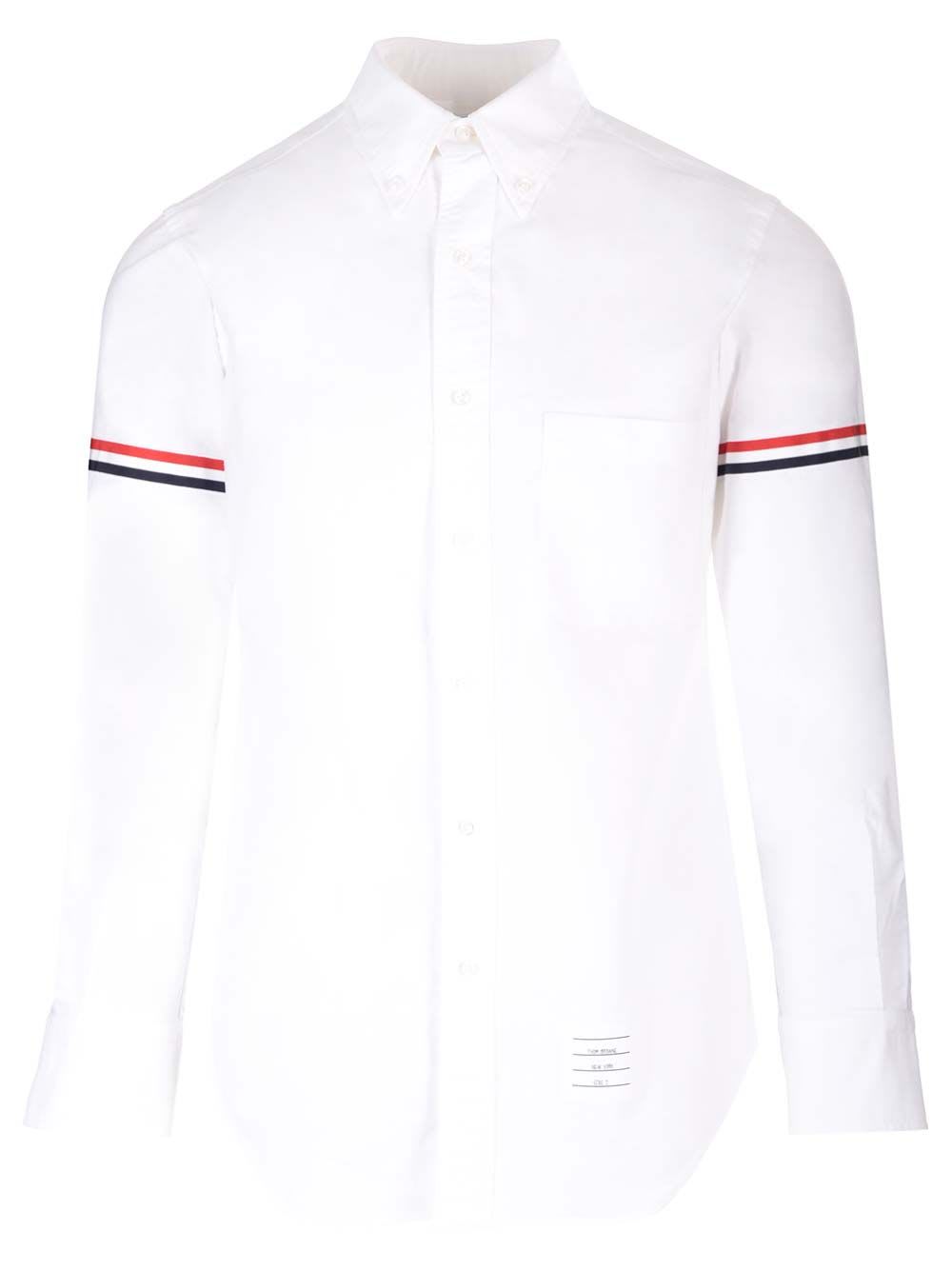 Shop Thom Browne Oxford Shirt In White