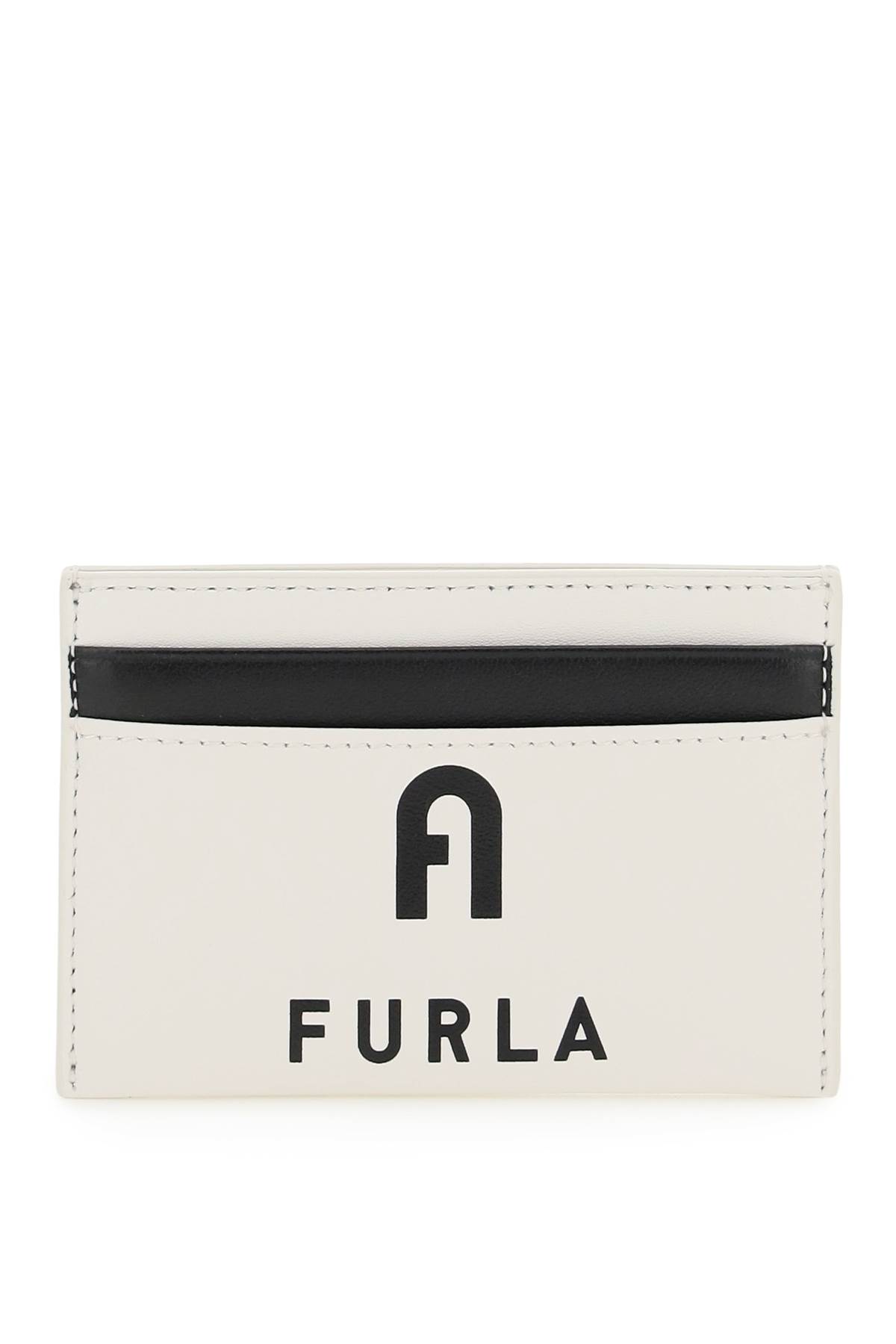 Furla Leather Iris Cardholder In White