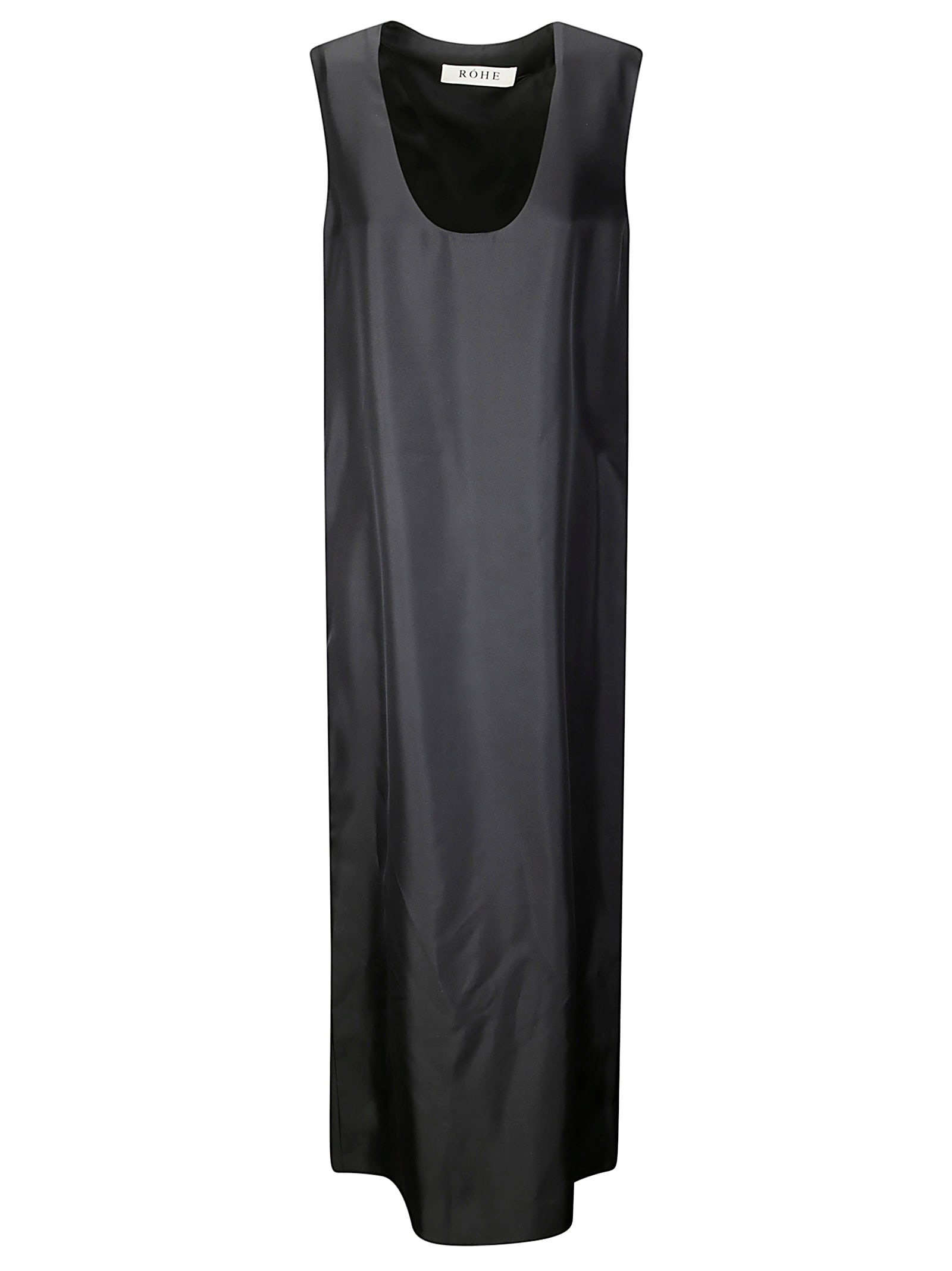 Róhe Scoop-neck Silk Dress