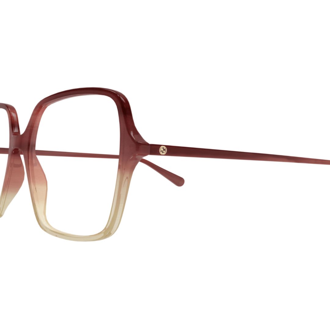 Gucci Gg1003o004 Red Red Transparent In Neutral
