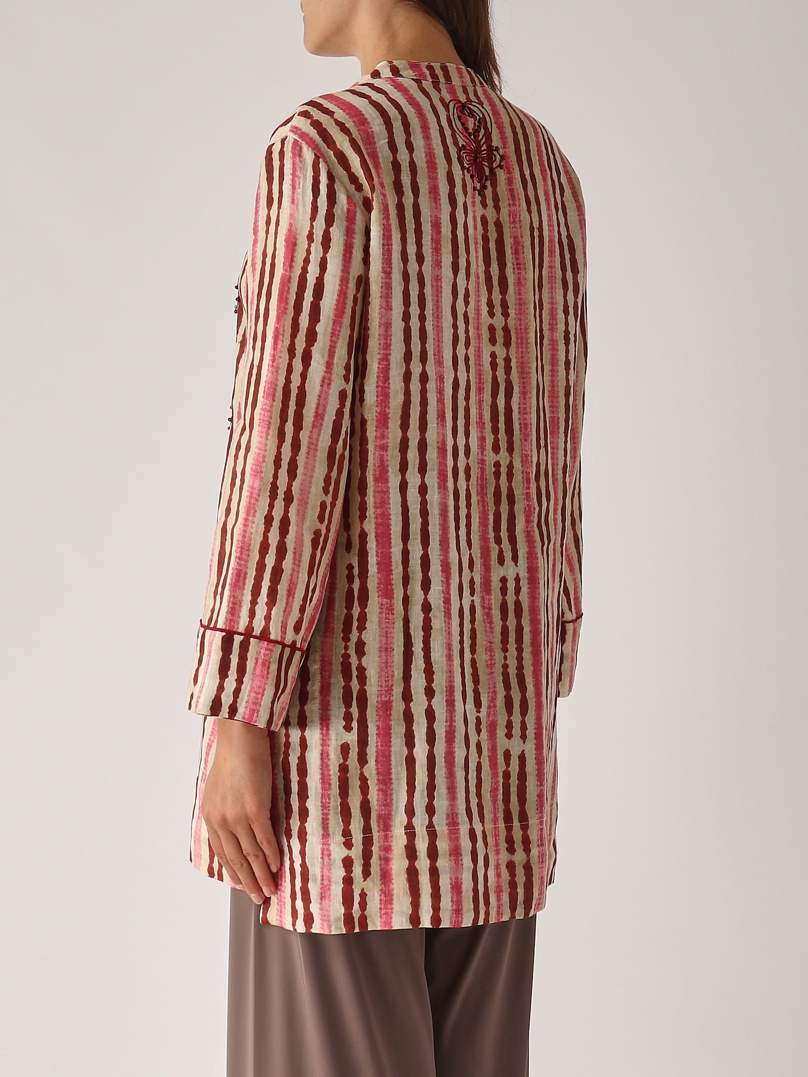 Maliparmi Camicia Caftano Shirt In Multi