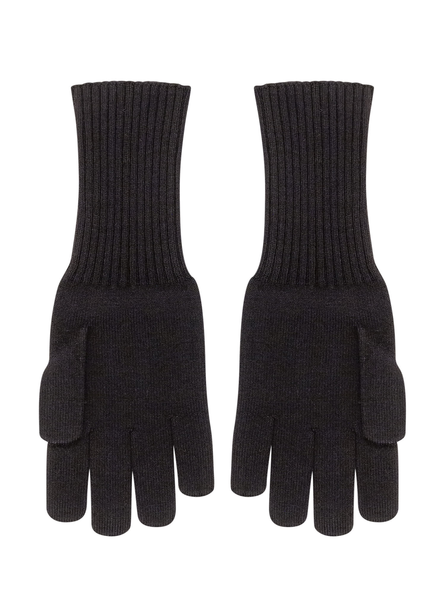 Shop Marine Serre Long Gloves In Black