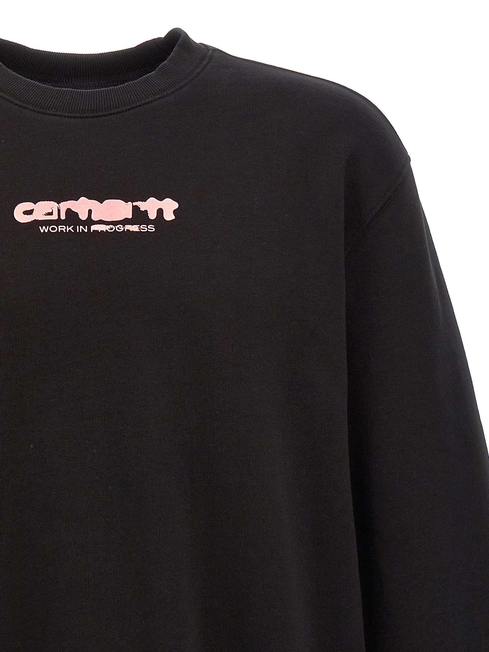 Shop Carhartt Ink Bleed Sweatshirt In Black