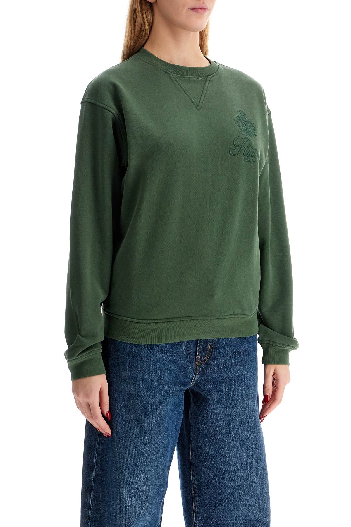 Frame Embroidered X Ritz Paris In Green