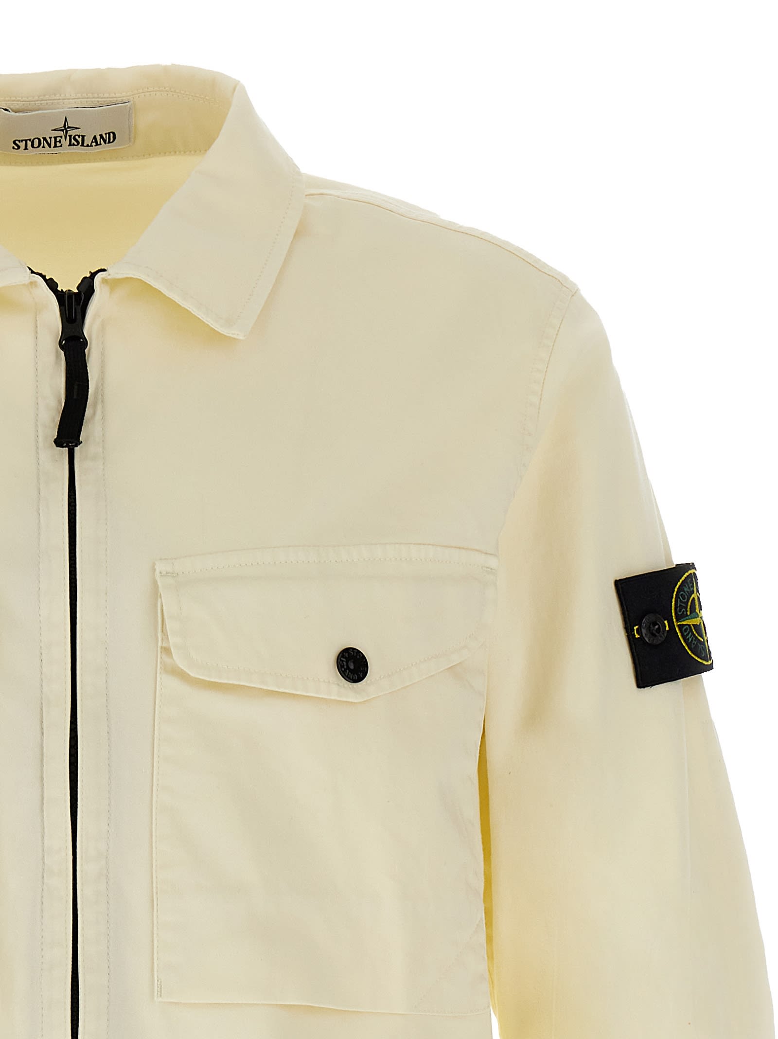 STONE ISLAND COTTON OVERSHIRT