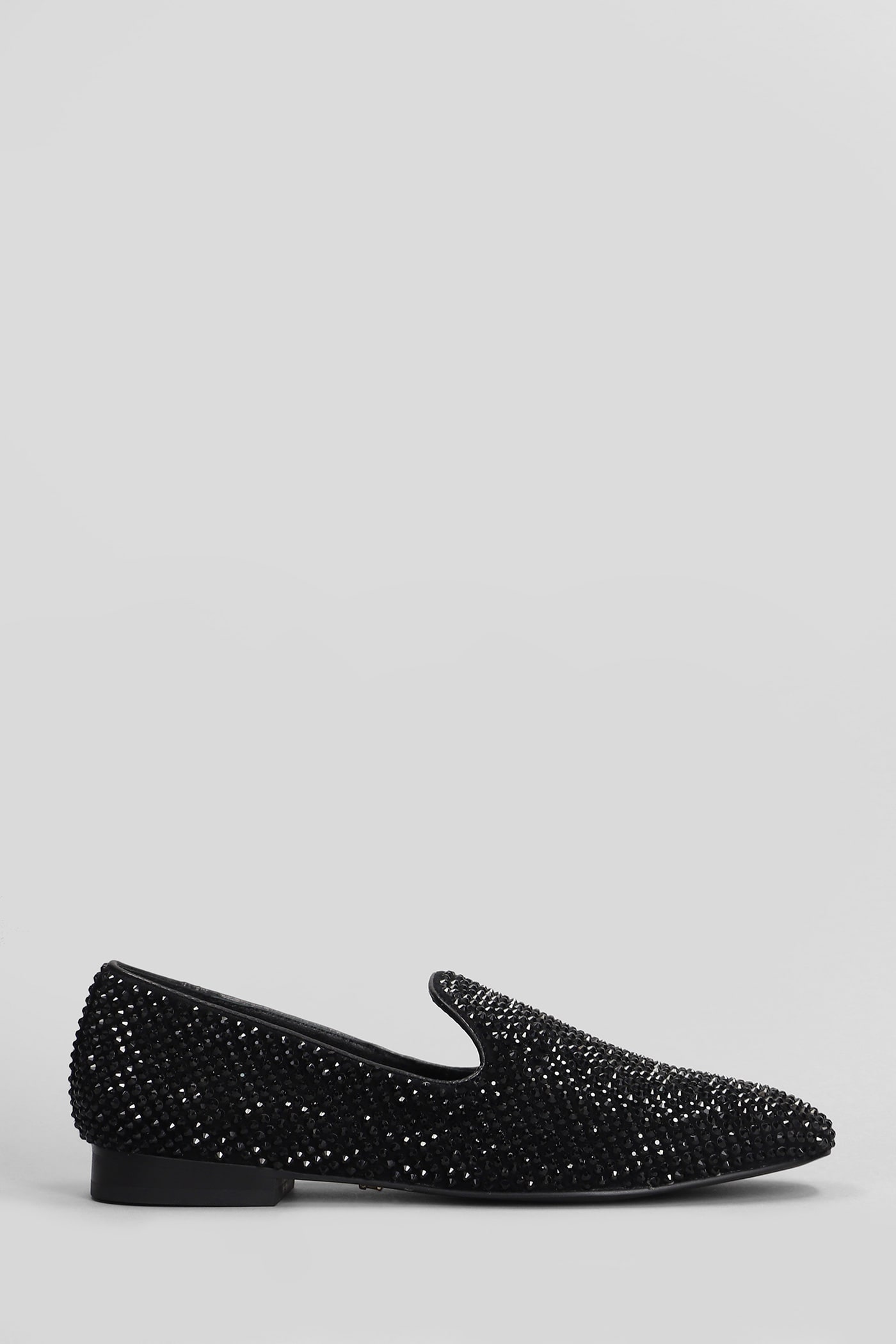 Margarida Loafers In Black Suede