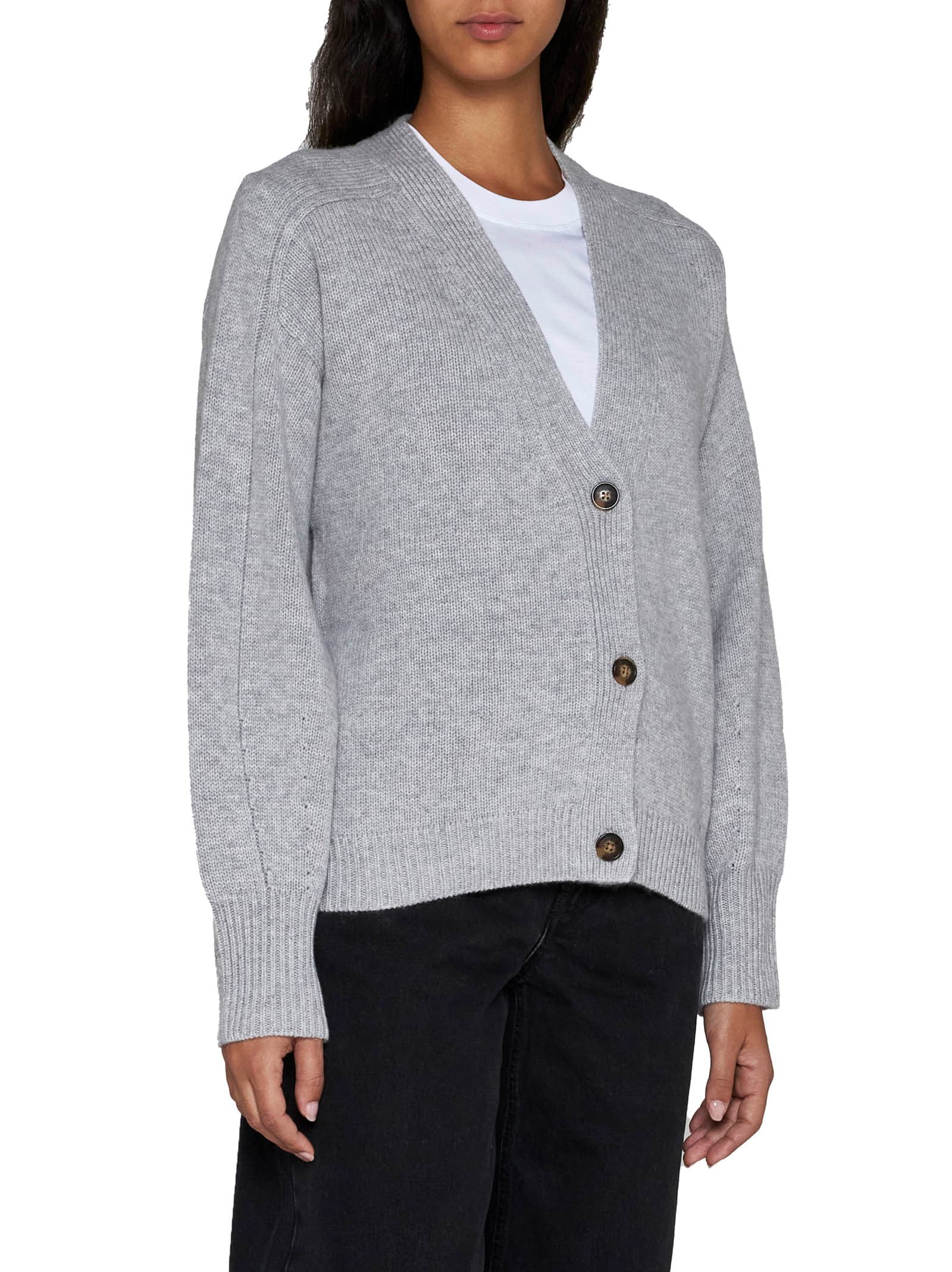 Shop Loulou Studio Cardigan In Grey