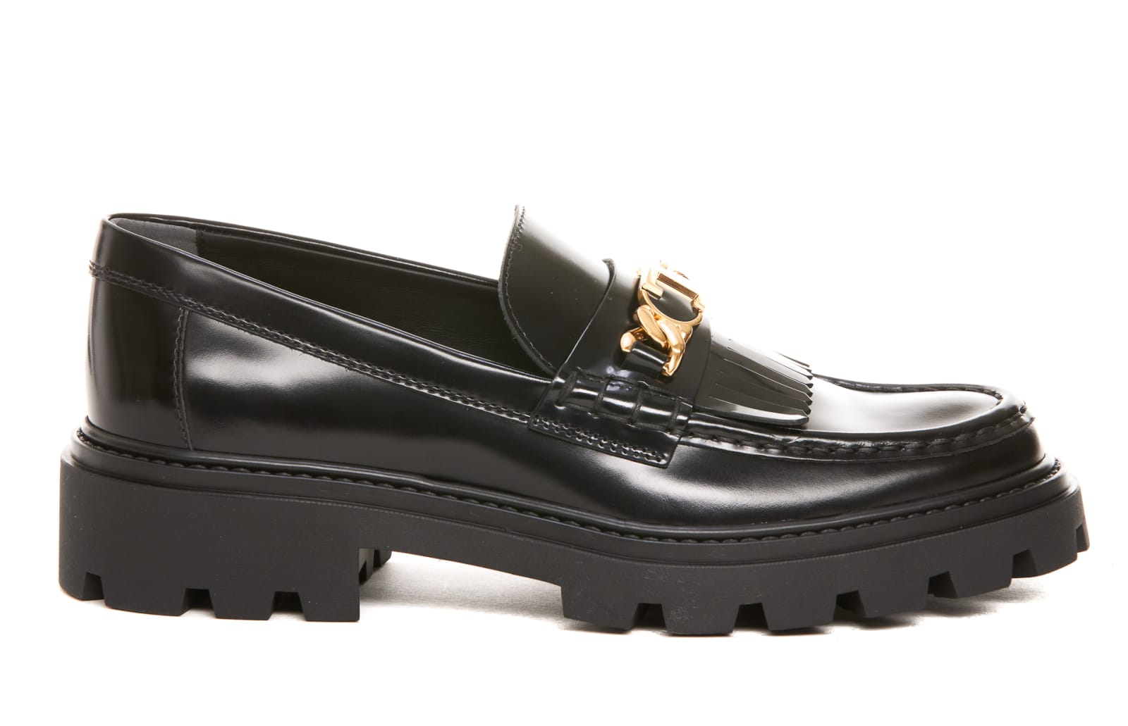 Shop Tod's Loafers In Black