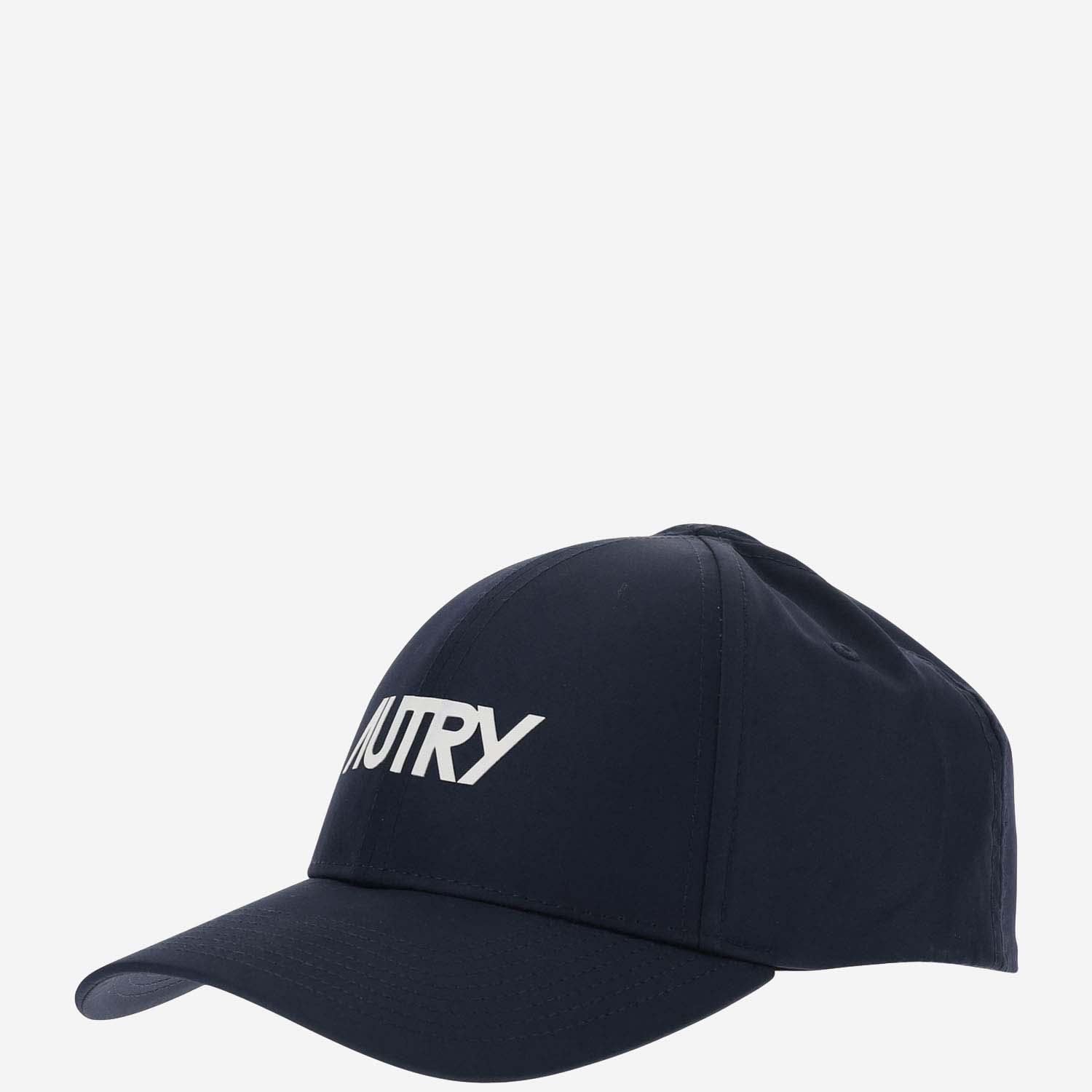 Shop Autry Nylon Baseball Cap With Logo In Blu