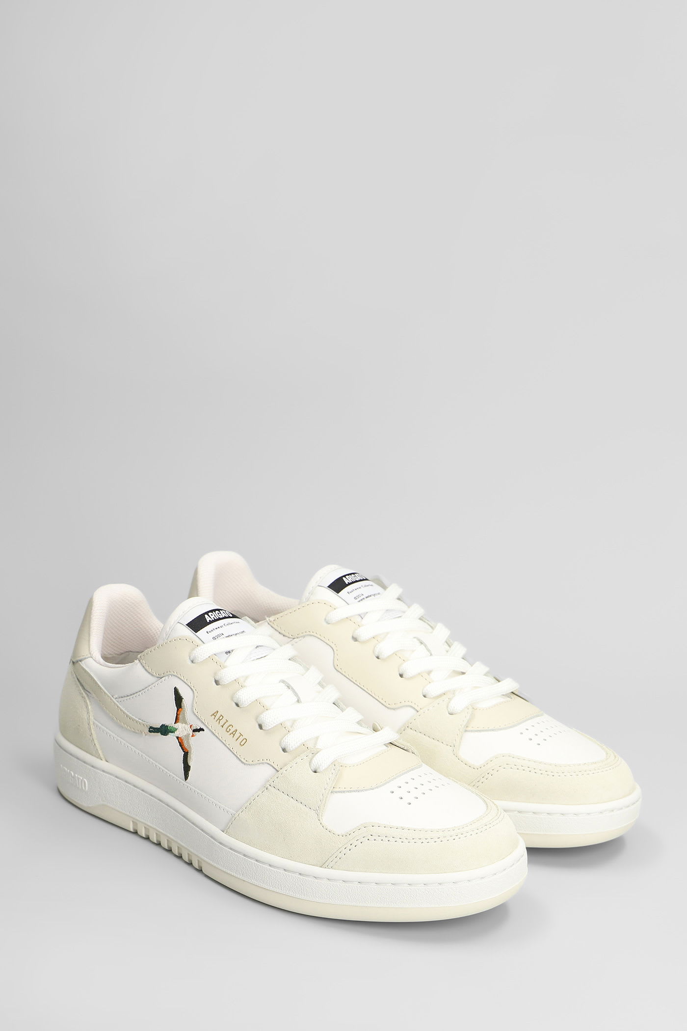 Axel Arigato Low Top Sneakers Embroidered Detail In White