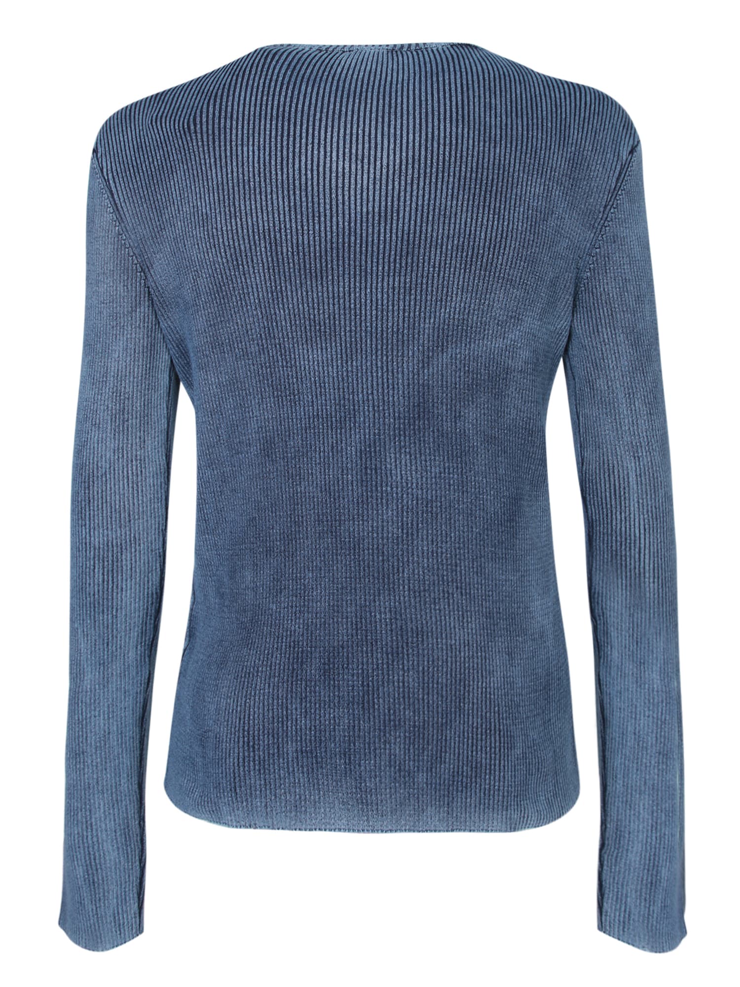 Shop Diesel Ribbed Blue Sweater