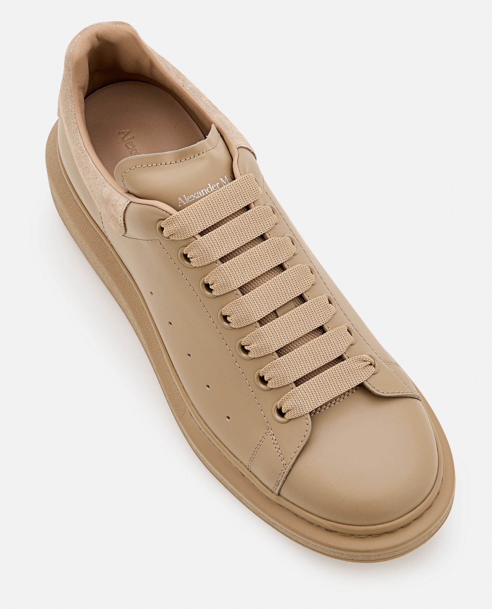 Shop Alexander Mcqueen Sneaker Leath S.rubb In Brown