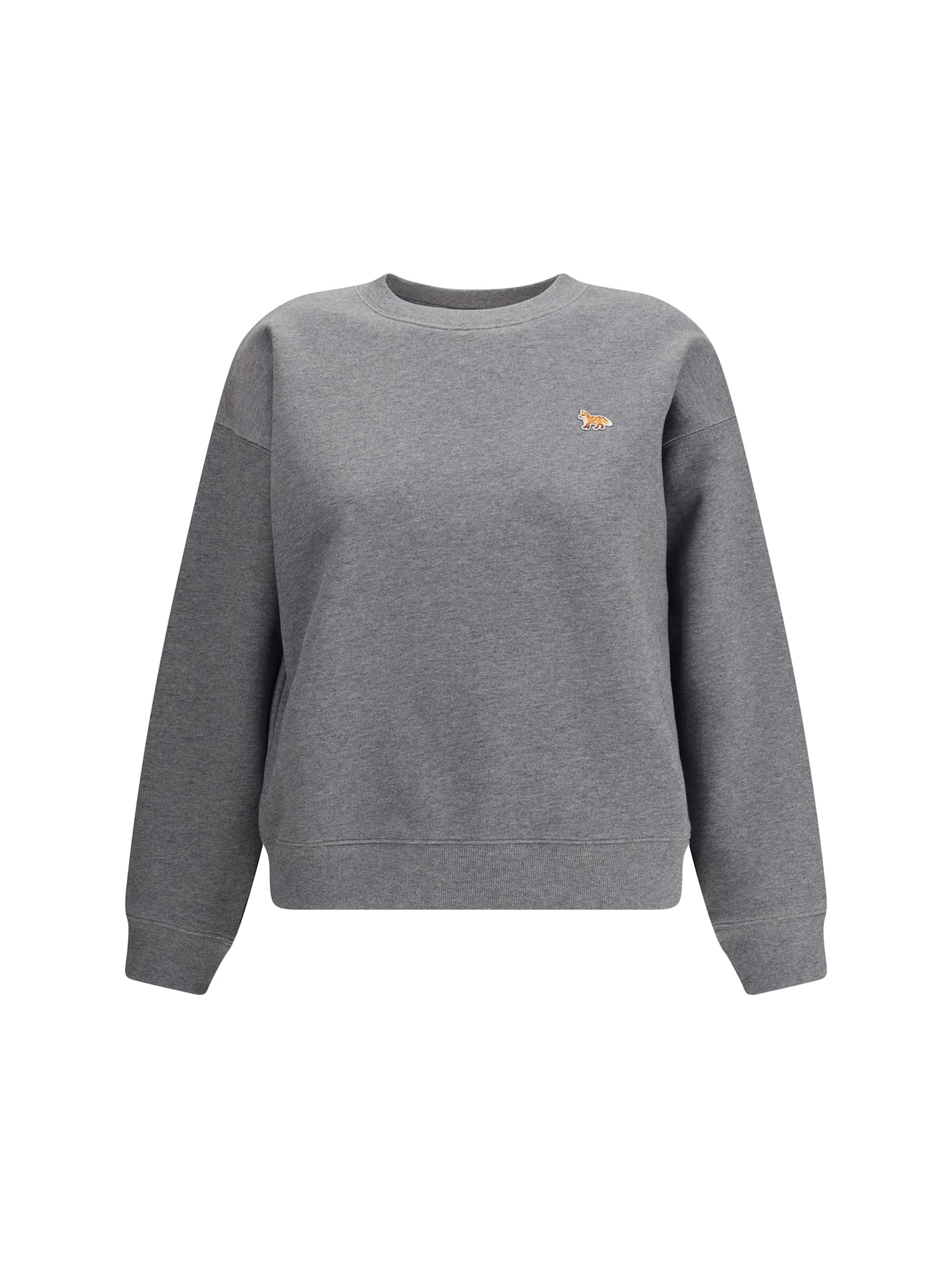 Maison Kitsuné Baby Fox Comfort Sweatshirt In Gray