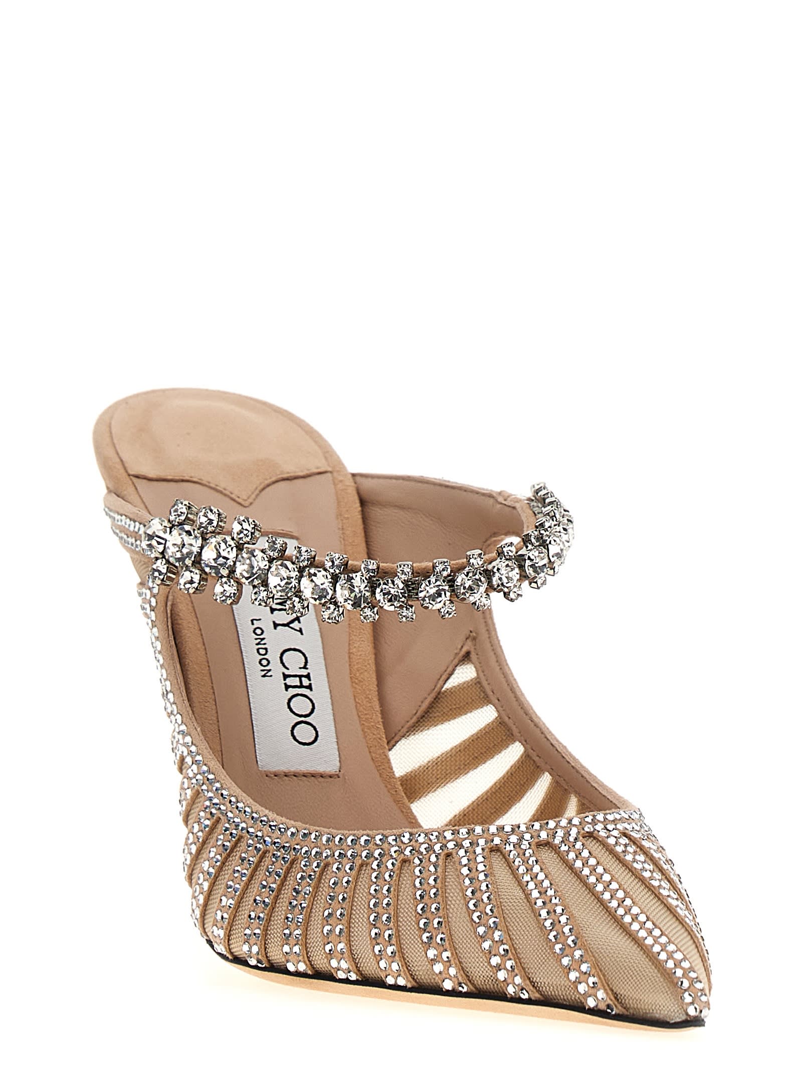 Shop Jimmy Choo Bing Mules In Pink