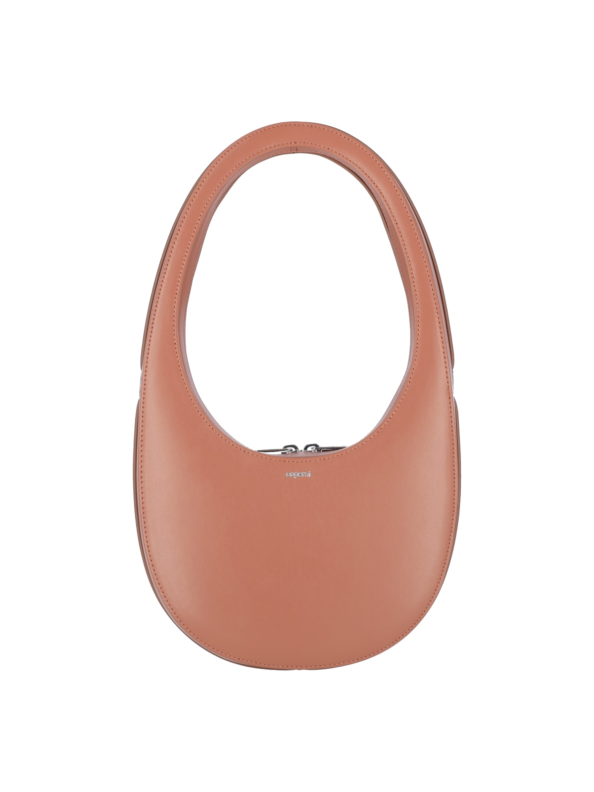 Shop Coperni Swipe Shoulder Bag In Brown