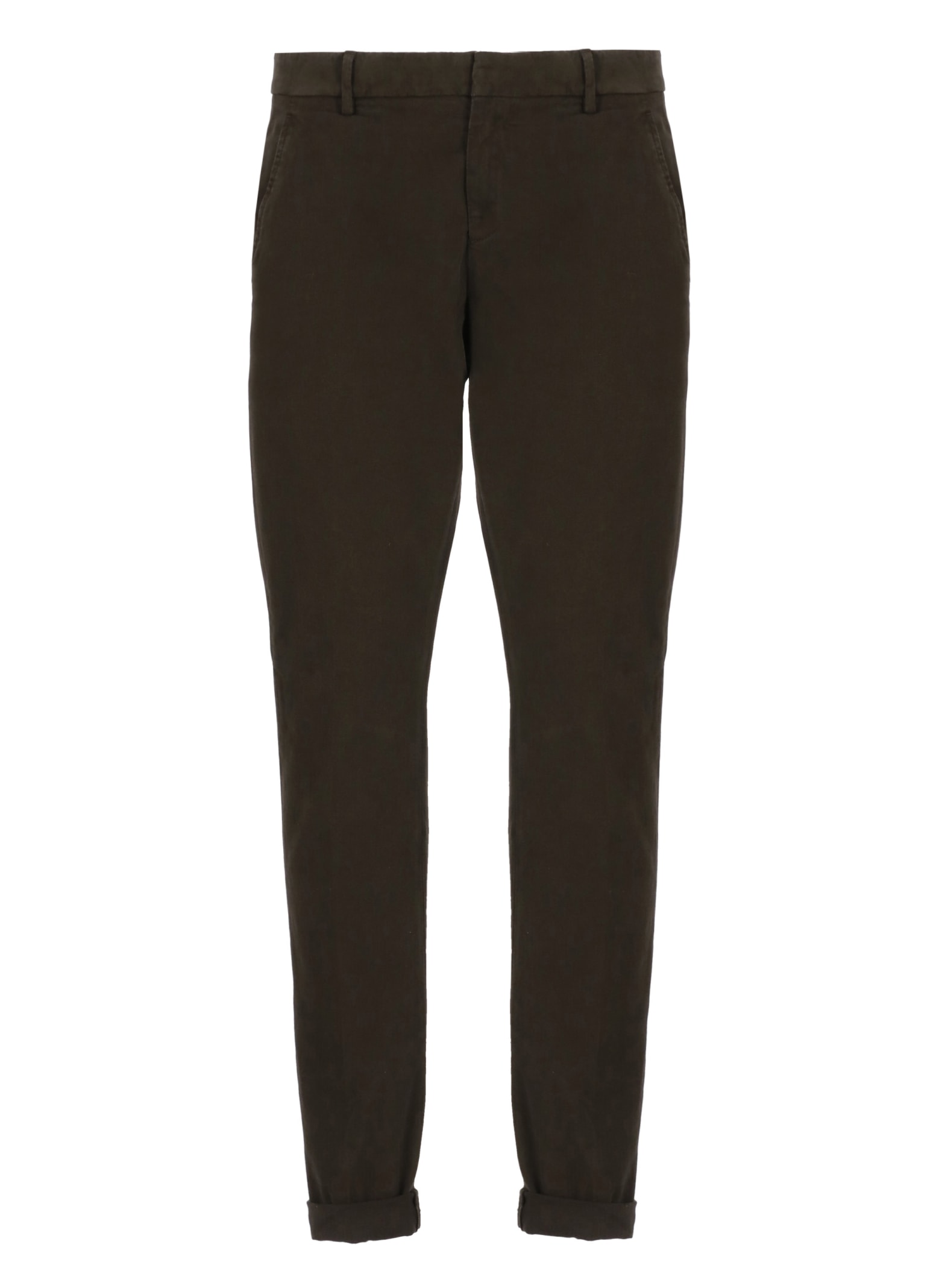 Shop Dondup Gaubert Pants In Brown