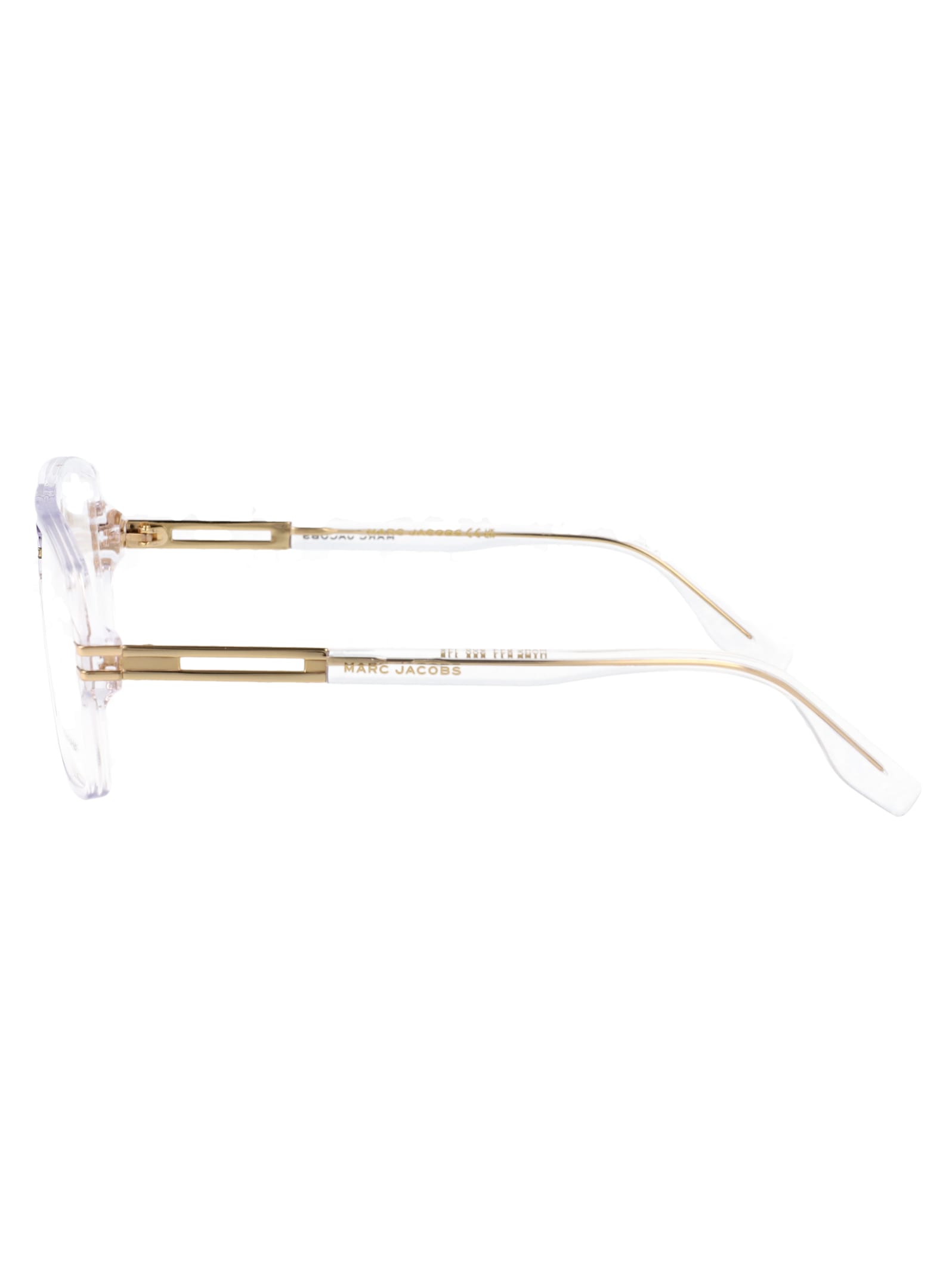 Marc Jacobs Crystal Acetate Glasses In Transparent