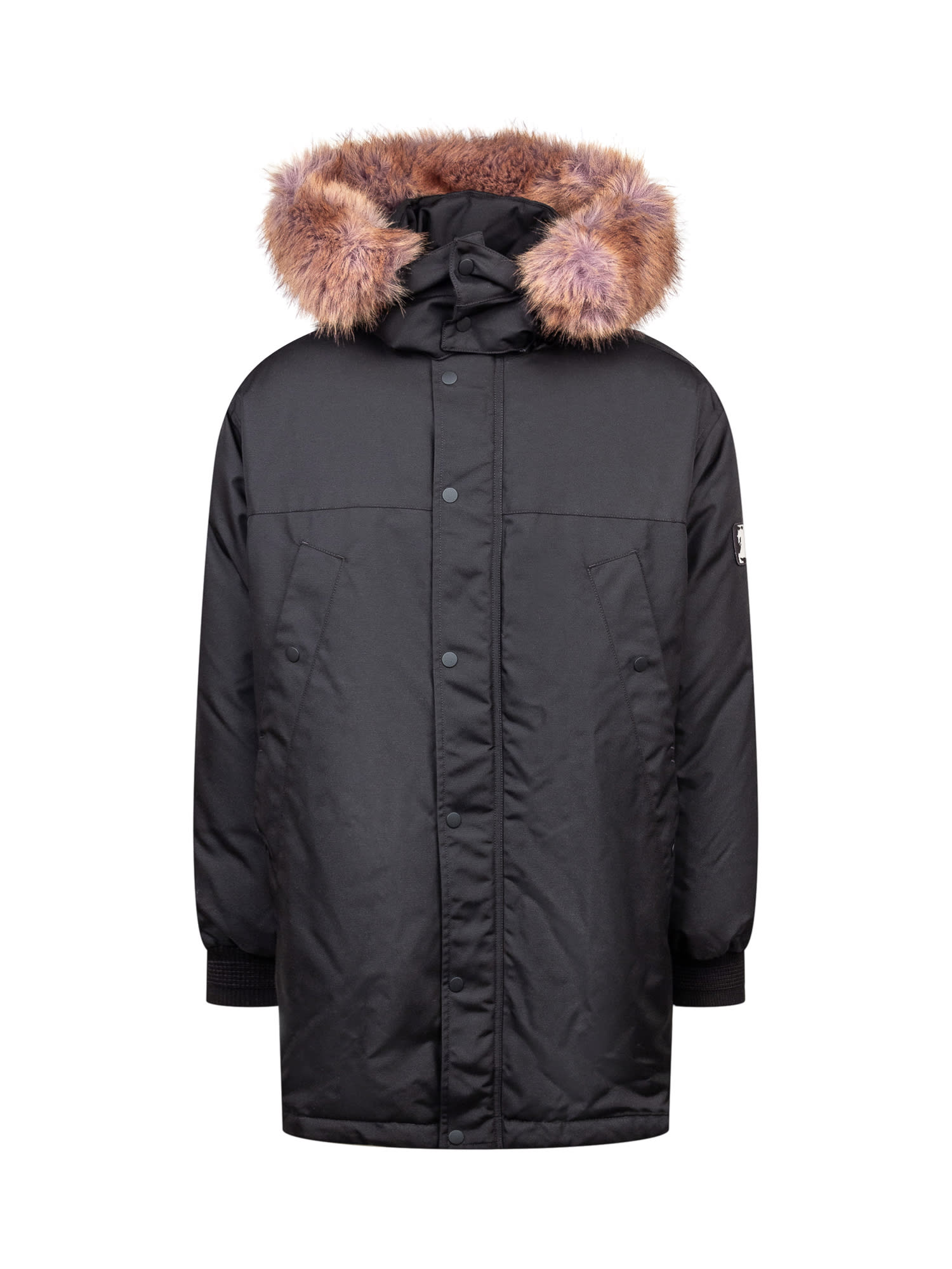 Shop Burberry Au24 Parka In Black