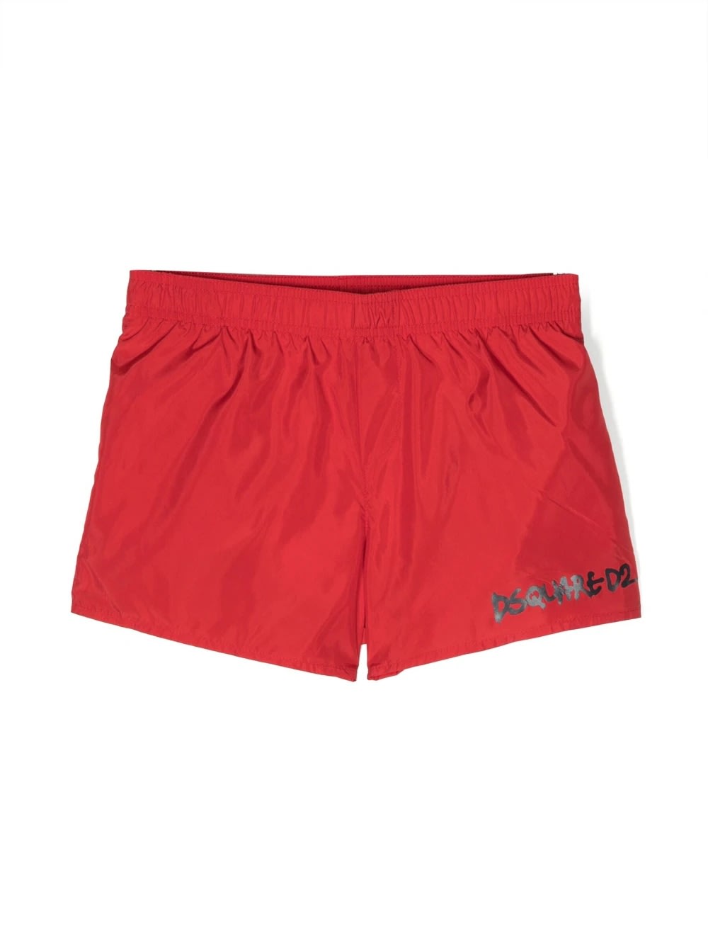 Dsquared2 Kids' Swimsuit With Print In Red