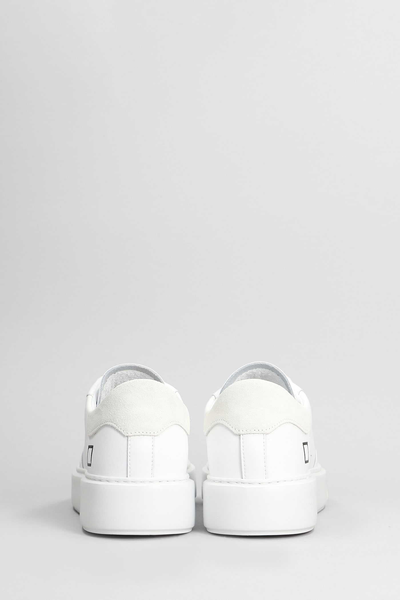 Shop Date Sfera Stripe Sneakers In White Leather