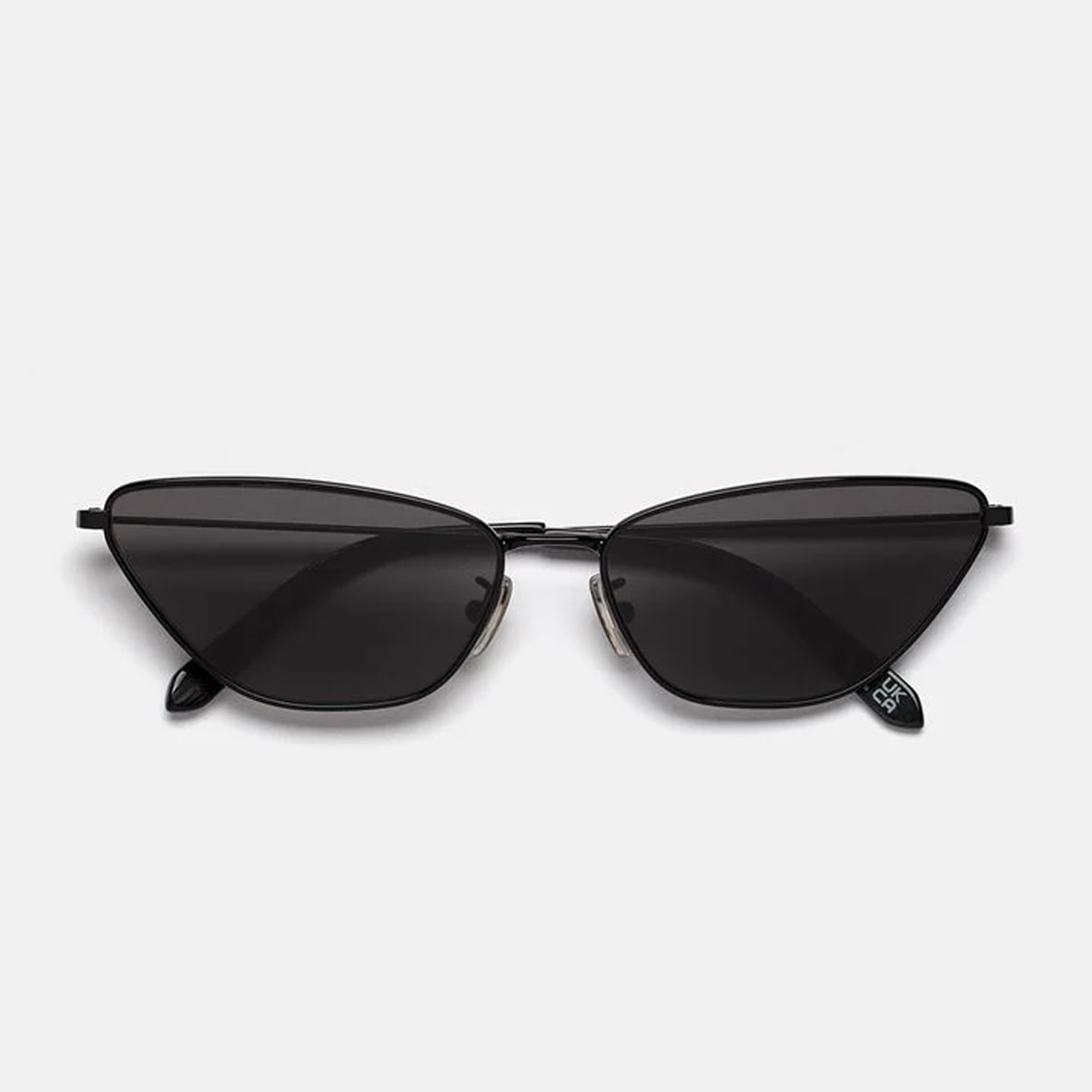 Spillo Fiammato Black Striped Sunglasses