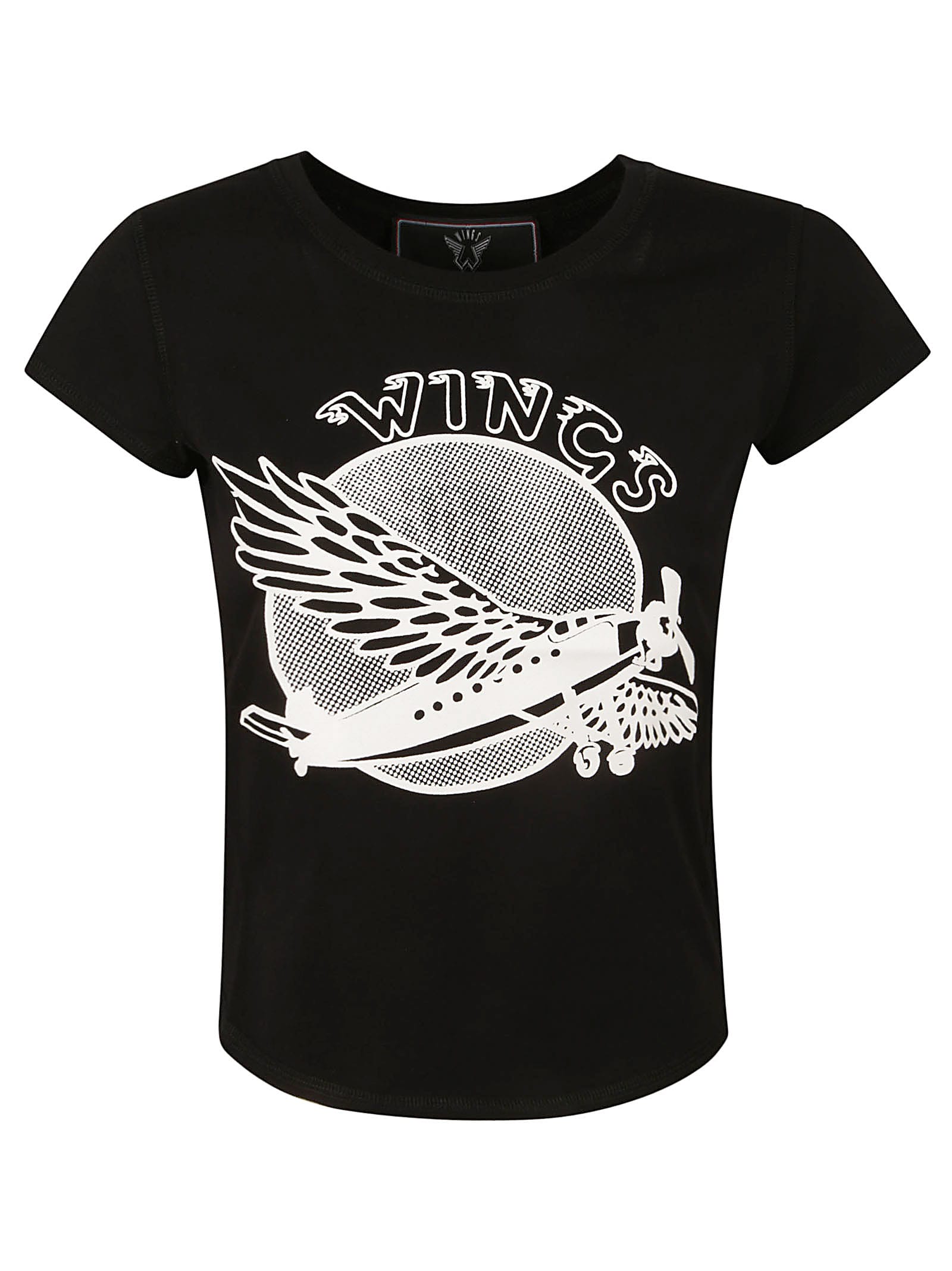 Shop Stella Mccartney Wings Baby T-shirt In Black