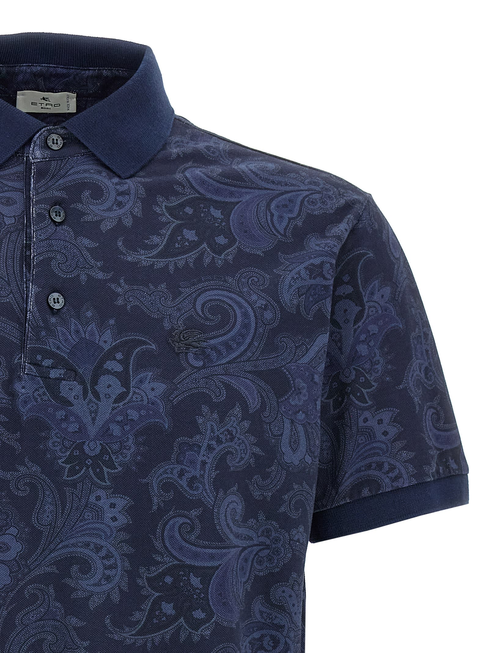 ETRO POLO PAISLEY FLOWERS