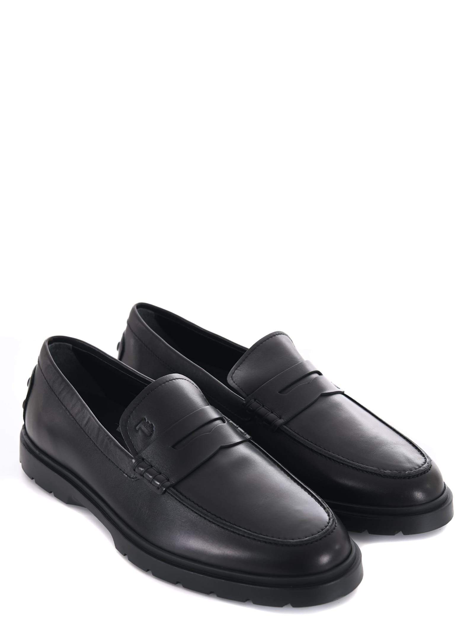 Shop Tod's Tods Moccasin In Black