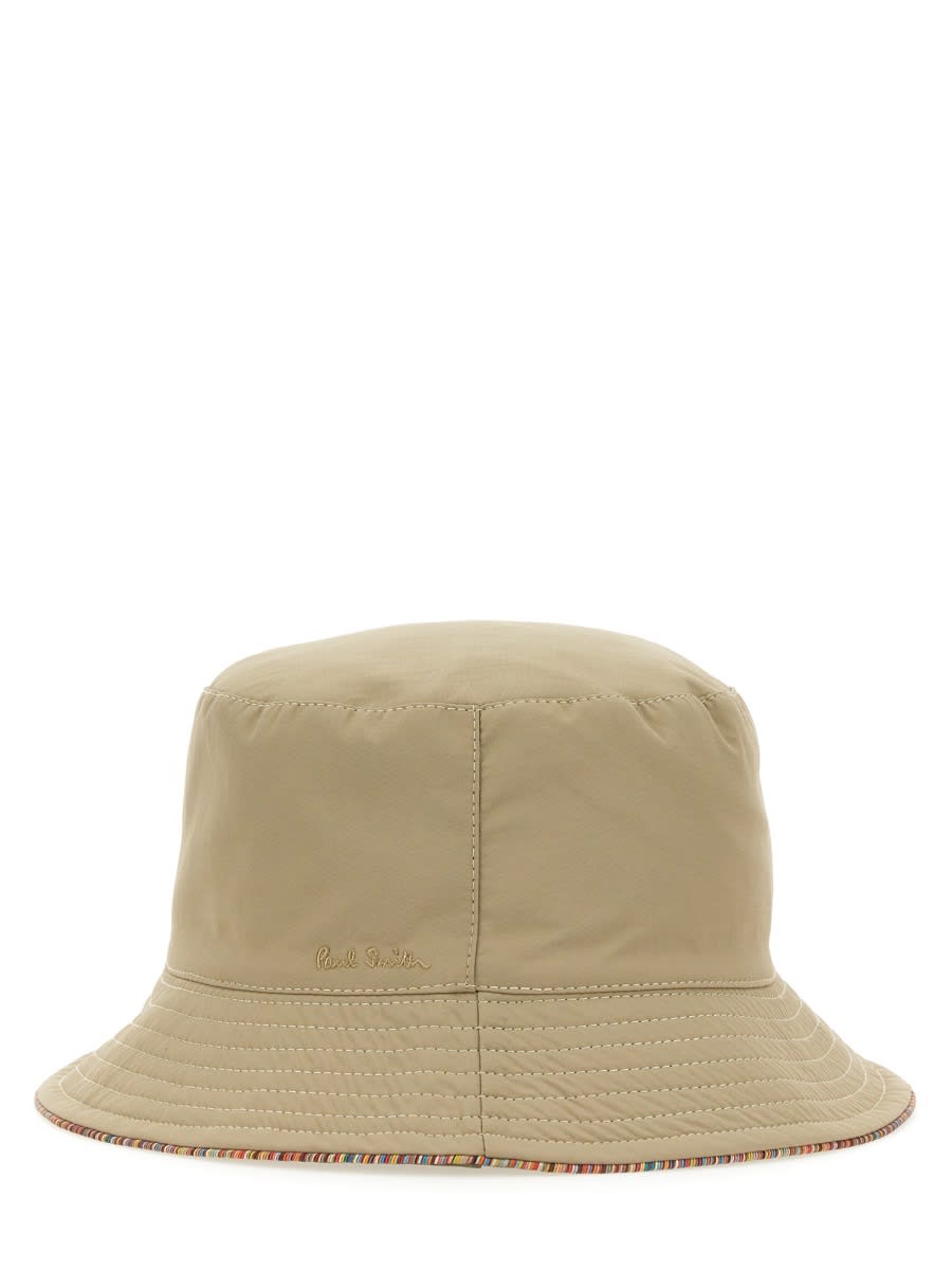 Shop Paul Smith Reversible Bucket Hat In Brown