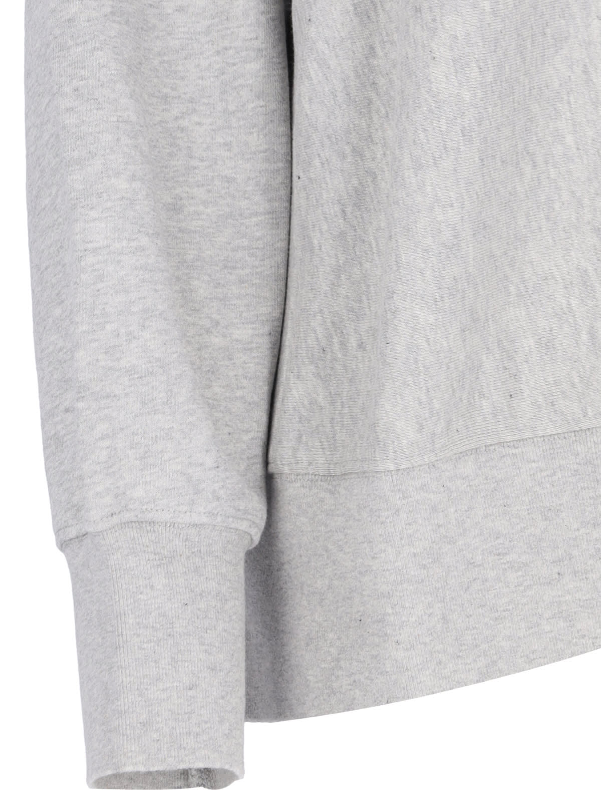 Shop Stella Mccartney Varsity Polo Sweatshirt In Gray