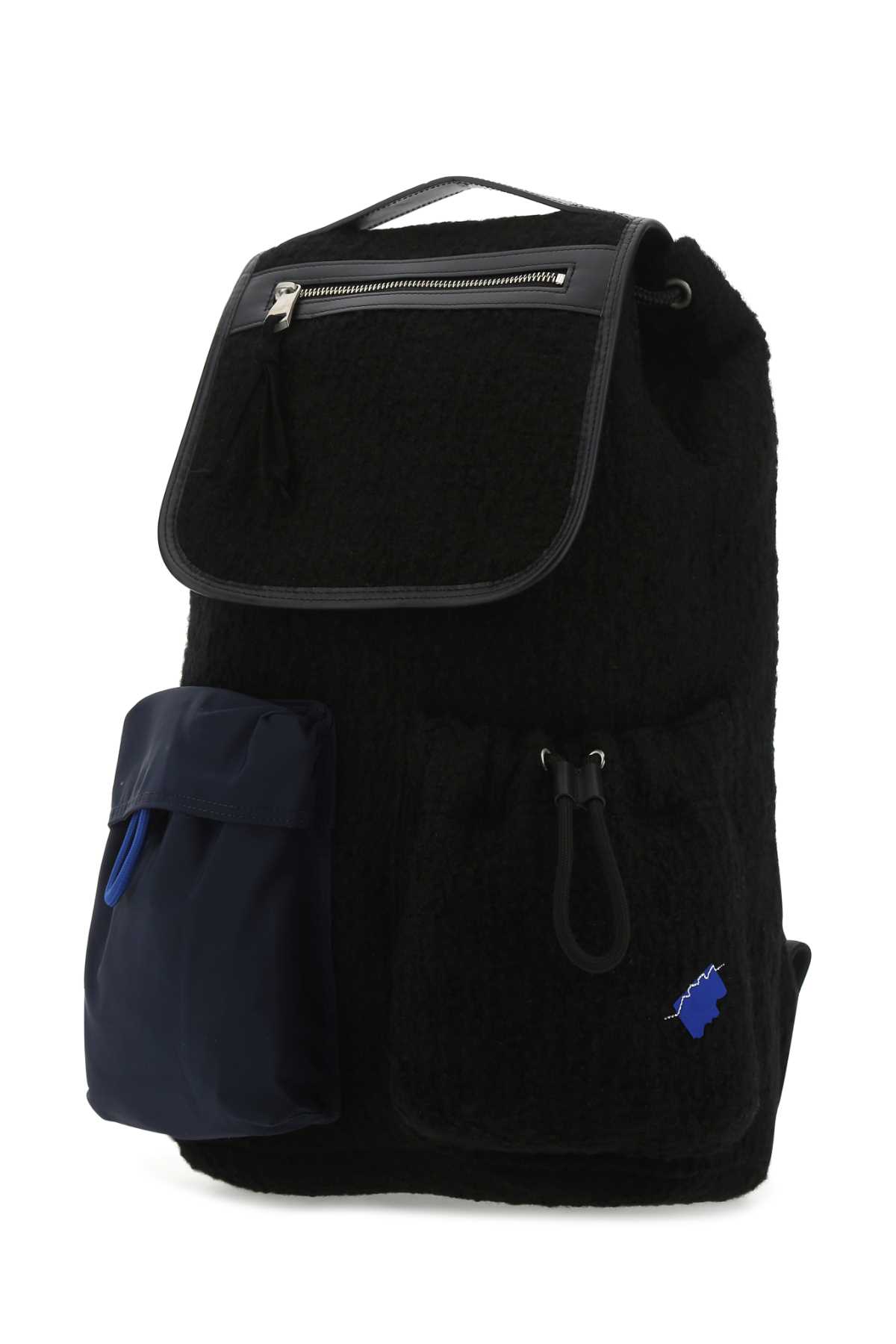Shop Ader Error Black Boucle Backpack