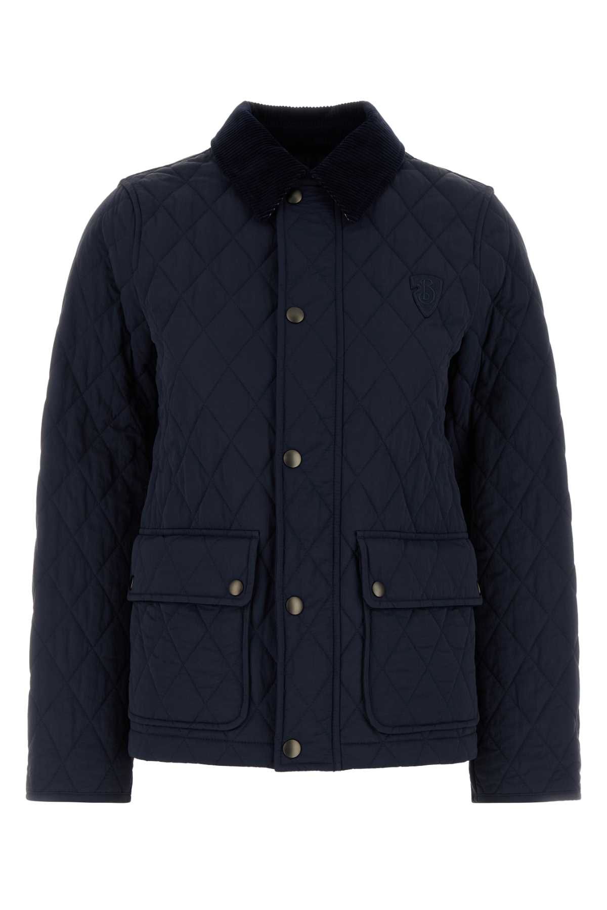 Navy Blue Nylon Jacket