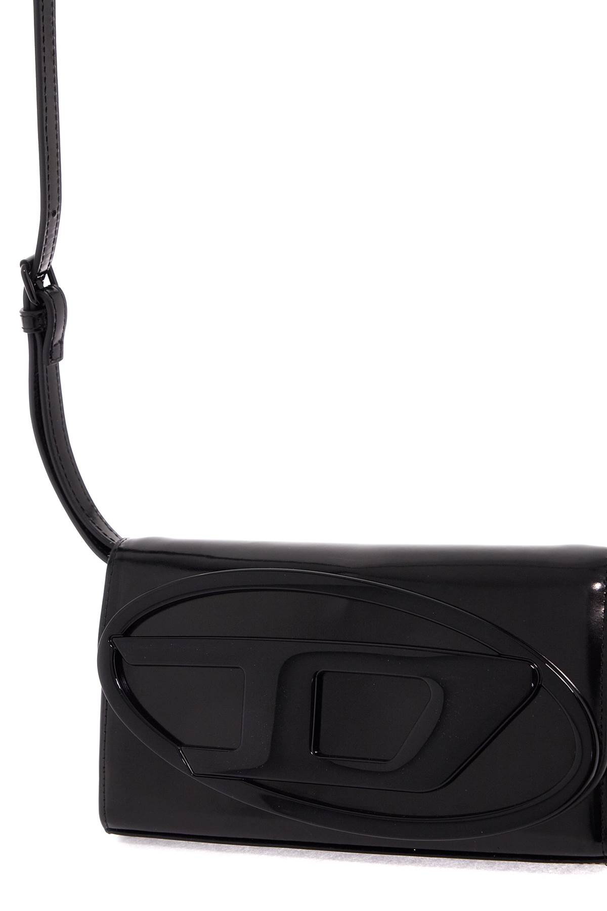 Shop Diesel Mini Crossbody Shoulder Bag With In Black (black)