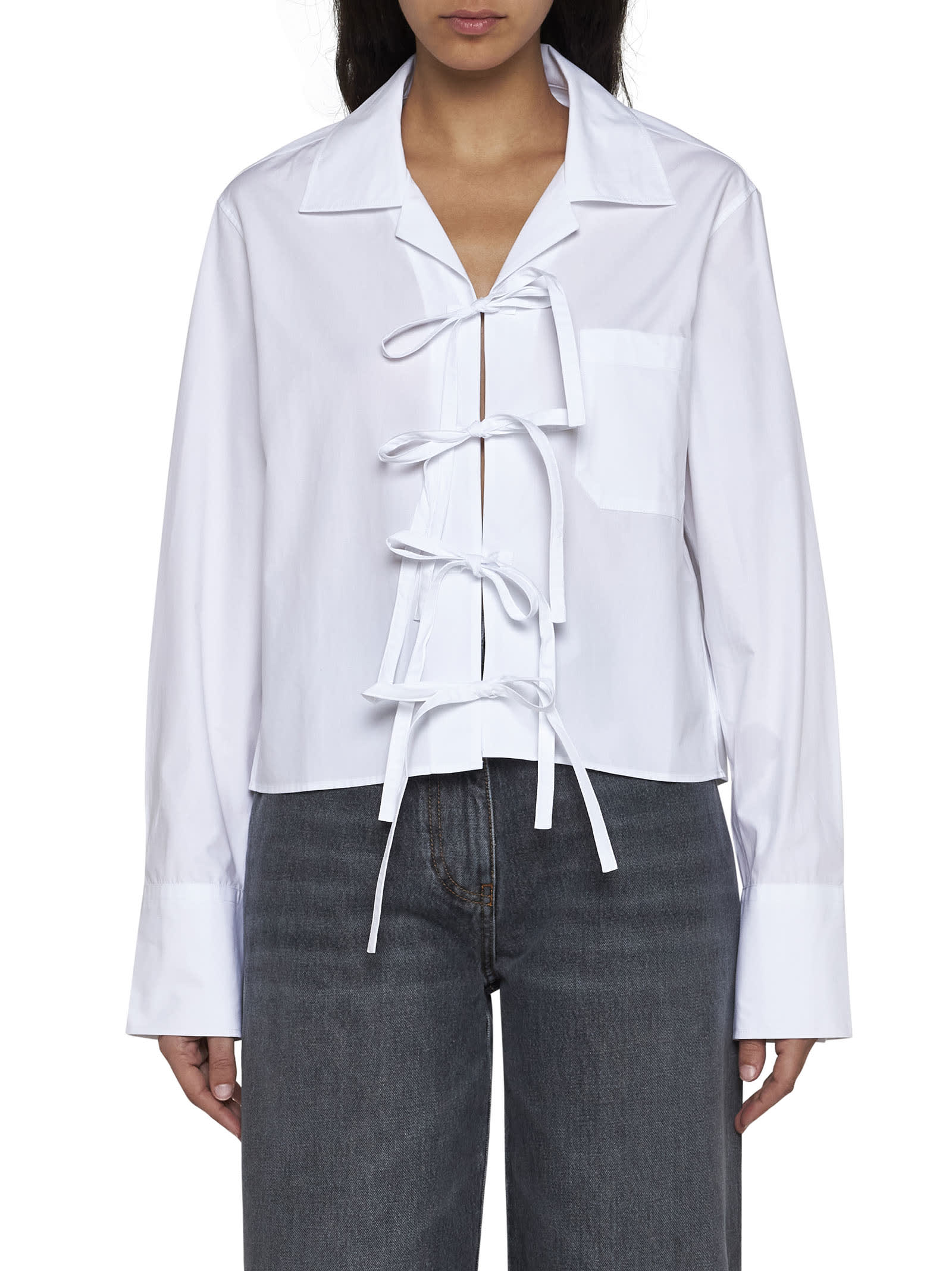 Shop Jw Anderson Shirt In White