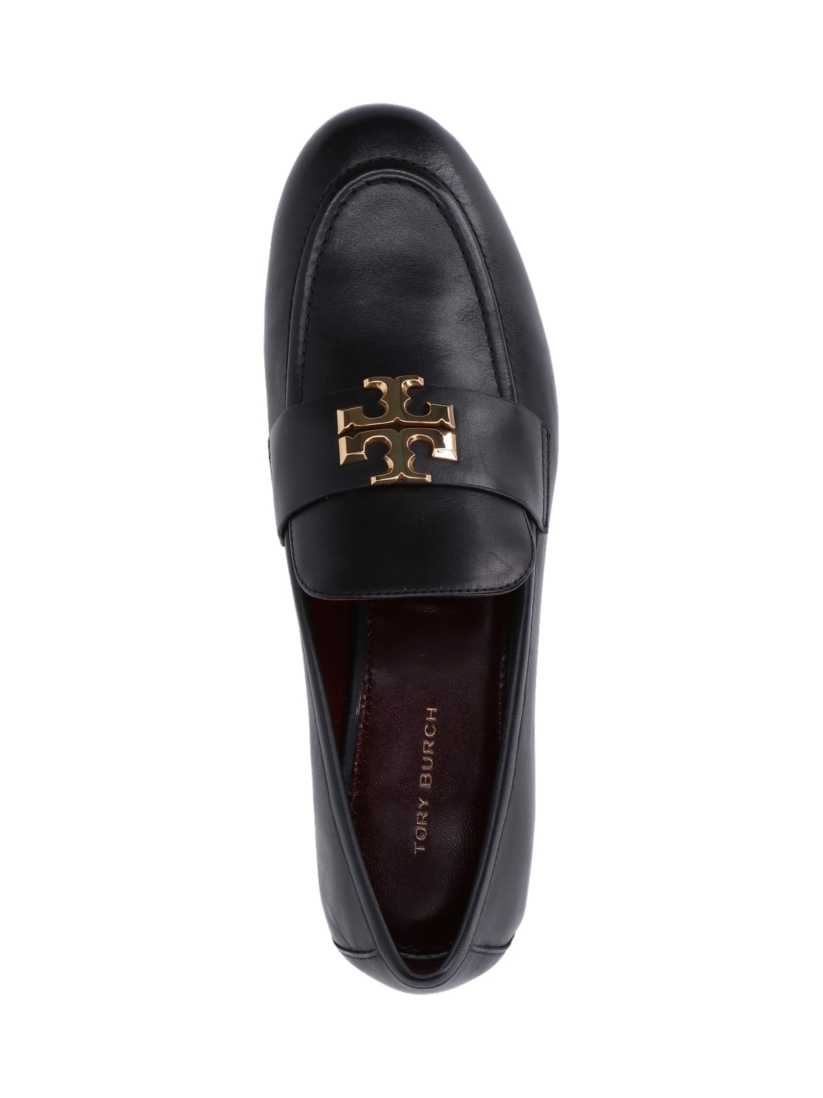 Shop Tory Burch Loafers With Eleanor Charm In Black