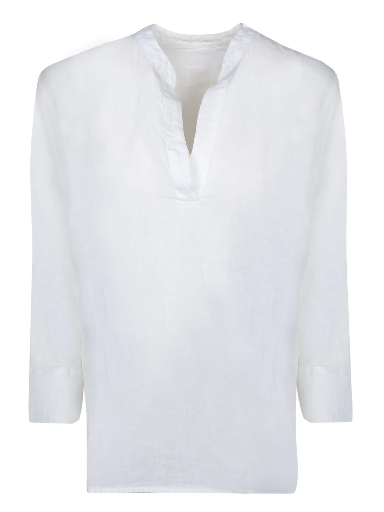 White Linen Blouse