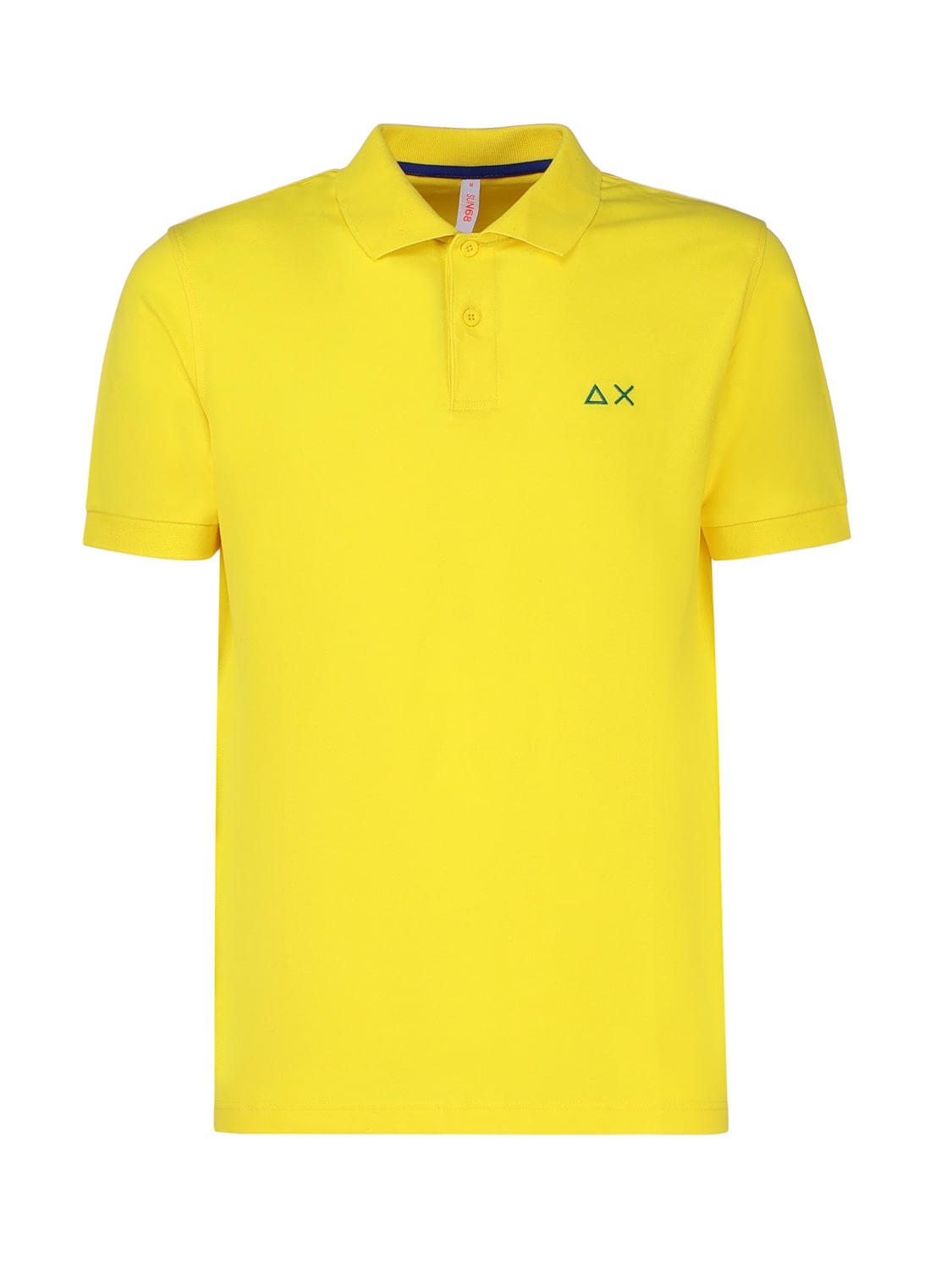 Sun 68 Polo Solid In Yellow