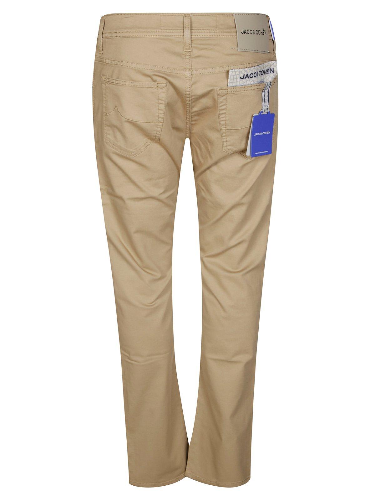Jacob Cohen Nick Logo Patch Straight-leg Trousers