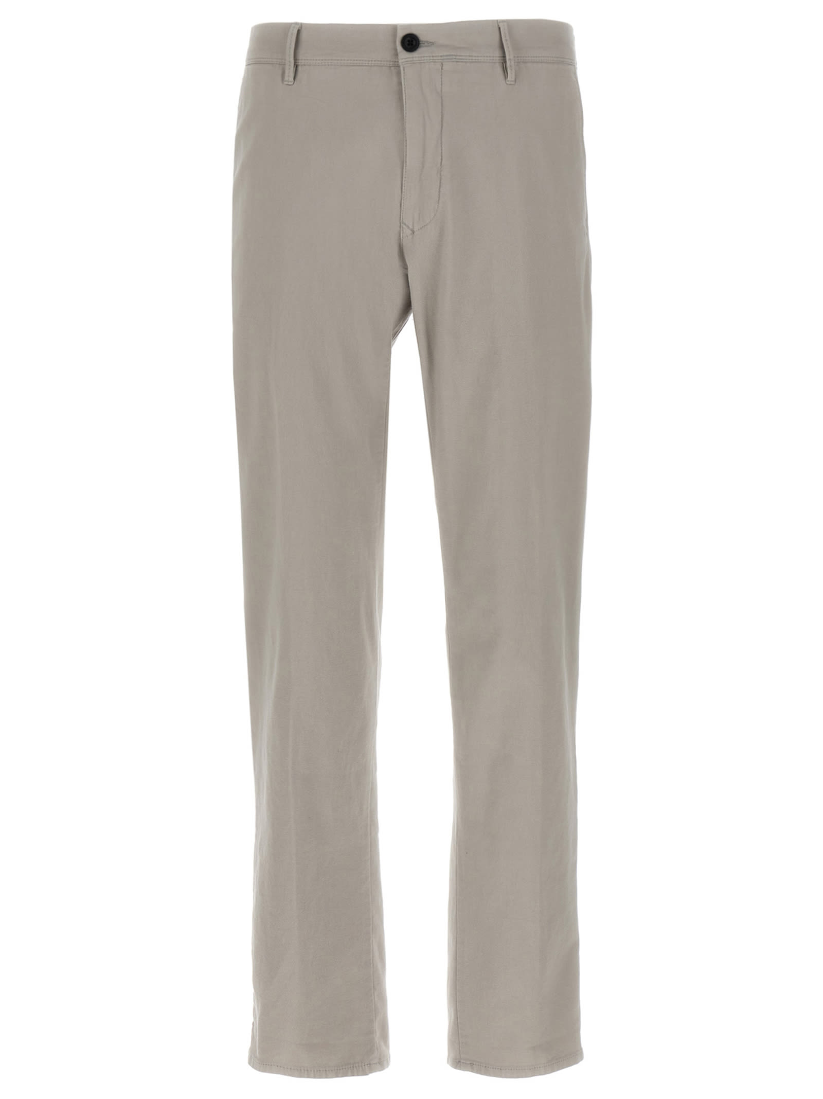 Incotex Trousers Featuring Belt Loops And Pockets In Gray