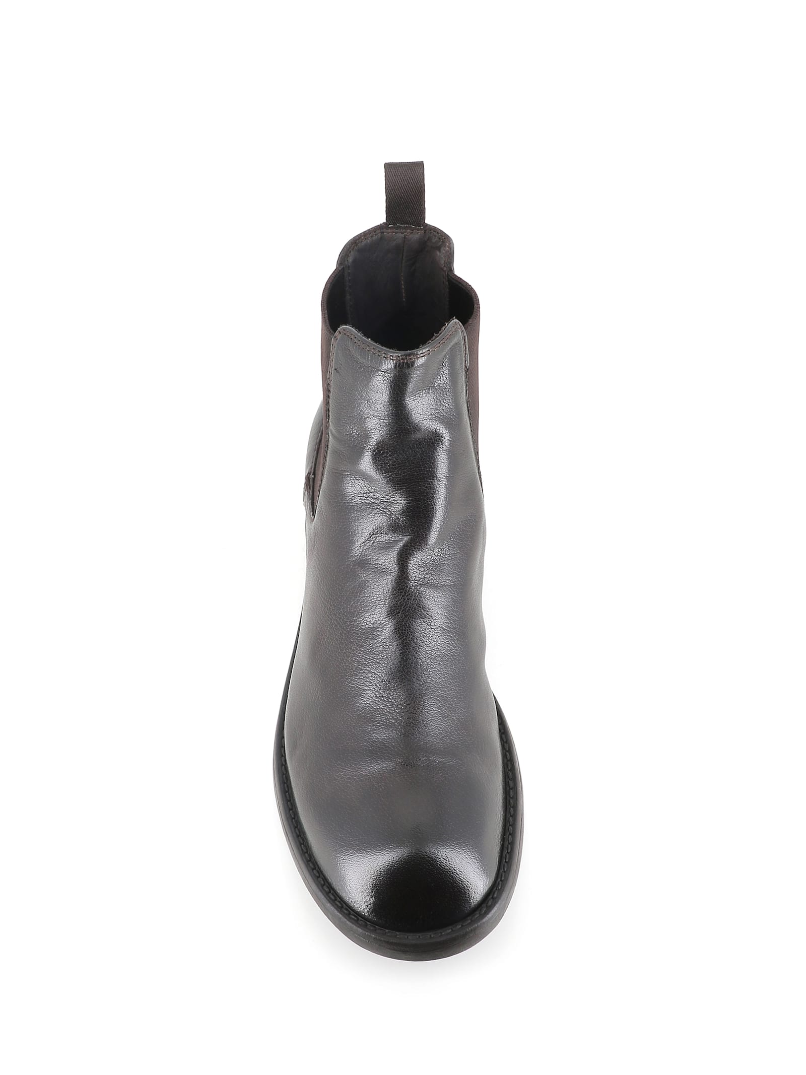 Officine Creative Sergeant 102 Elastic-panel Leather Boots In Black