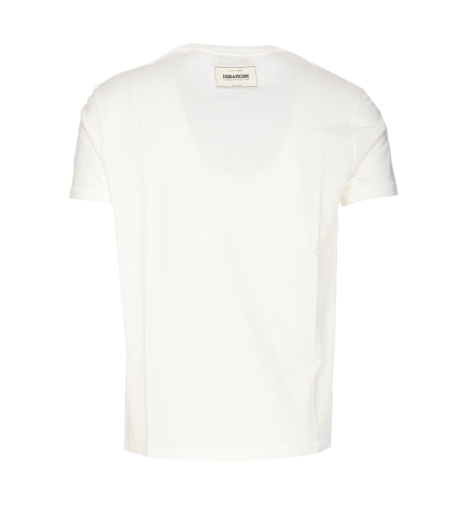 Shop Zadig &amp; Voltaire Jimmy Destroy T-shirt In White