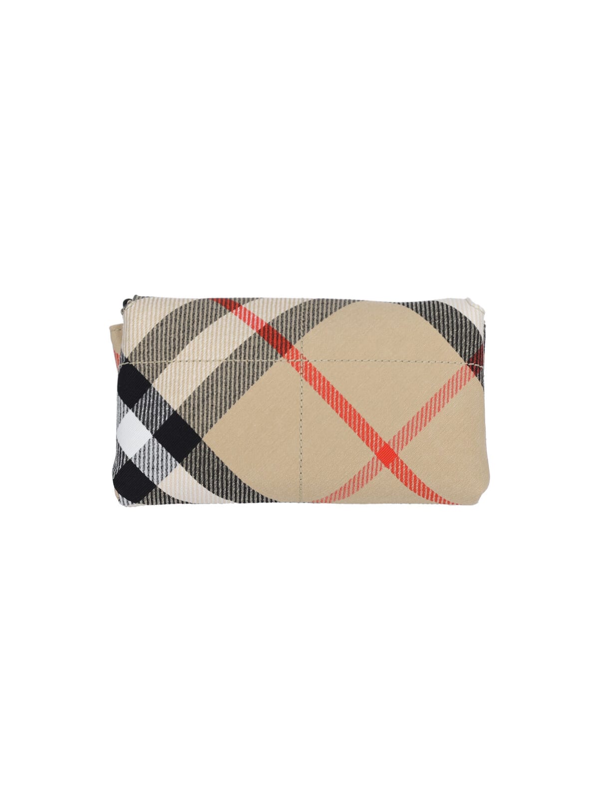 Shop Burberry Snip Mini Bag In Beige